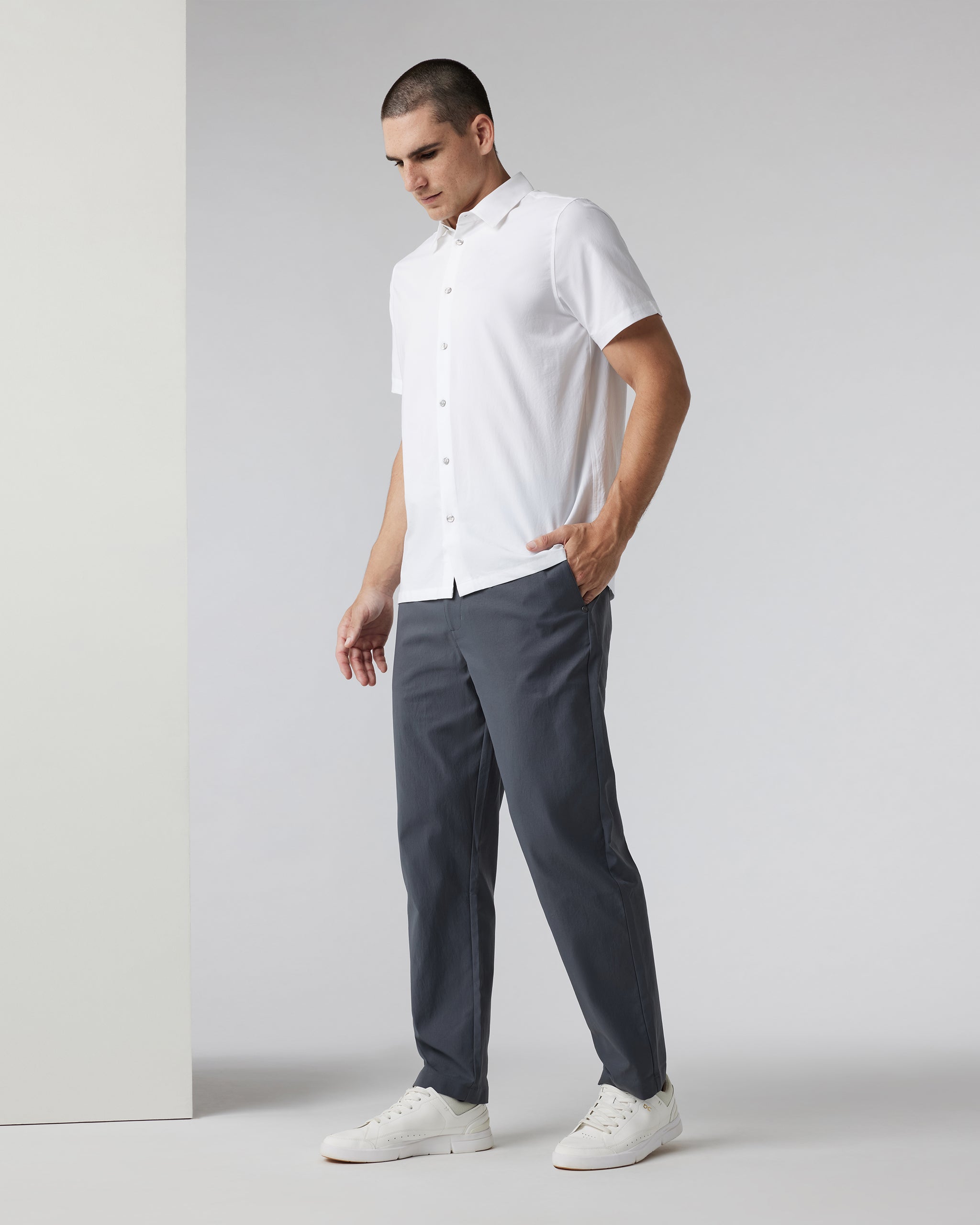 Cascade Crinkle Pant Relaxed 30 | Charcoal - Image 5