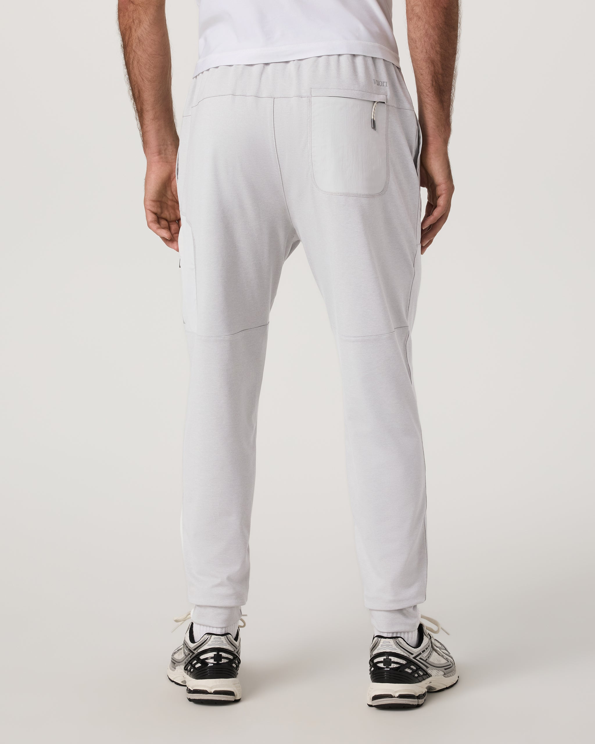 Sunday Performance Mixed Media Jogger 28 | Frost Grey - Image 3