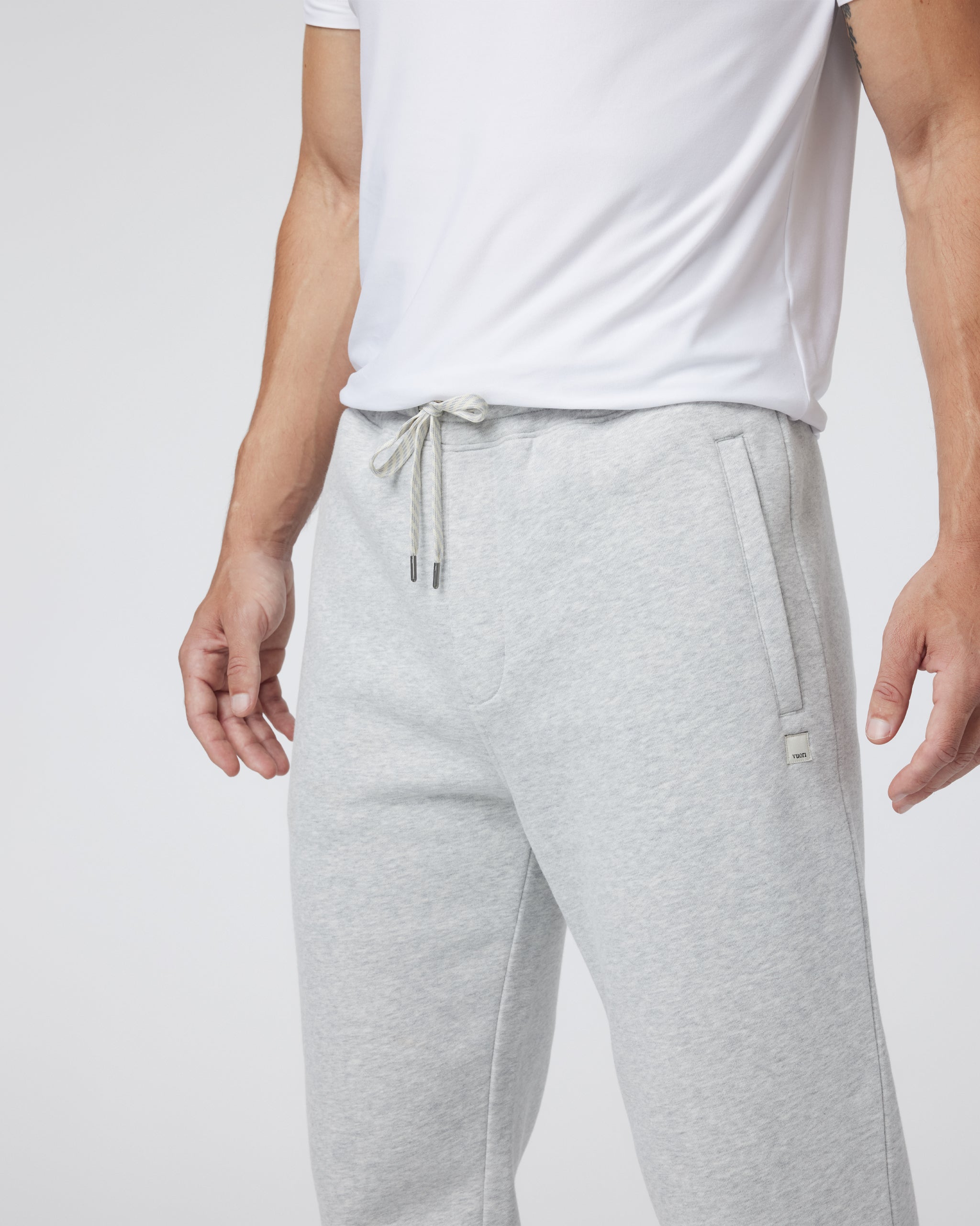 Seaside Sweatpant - Long | Light Heather Grey - Image 2