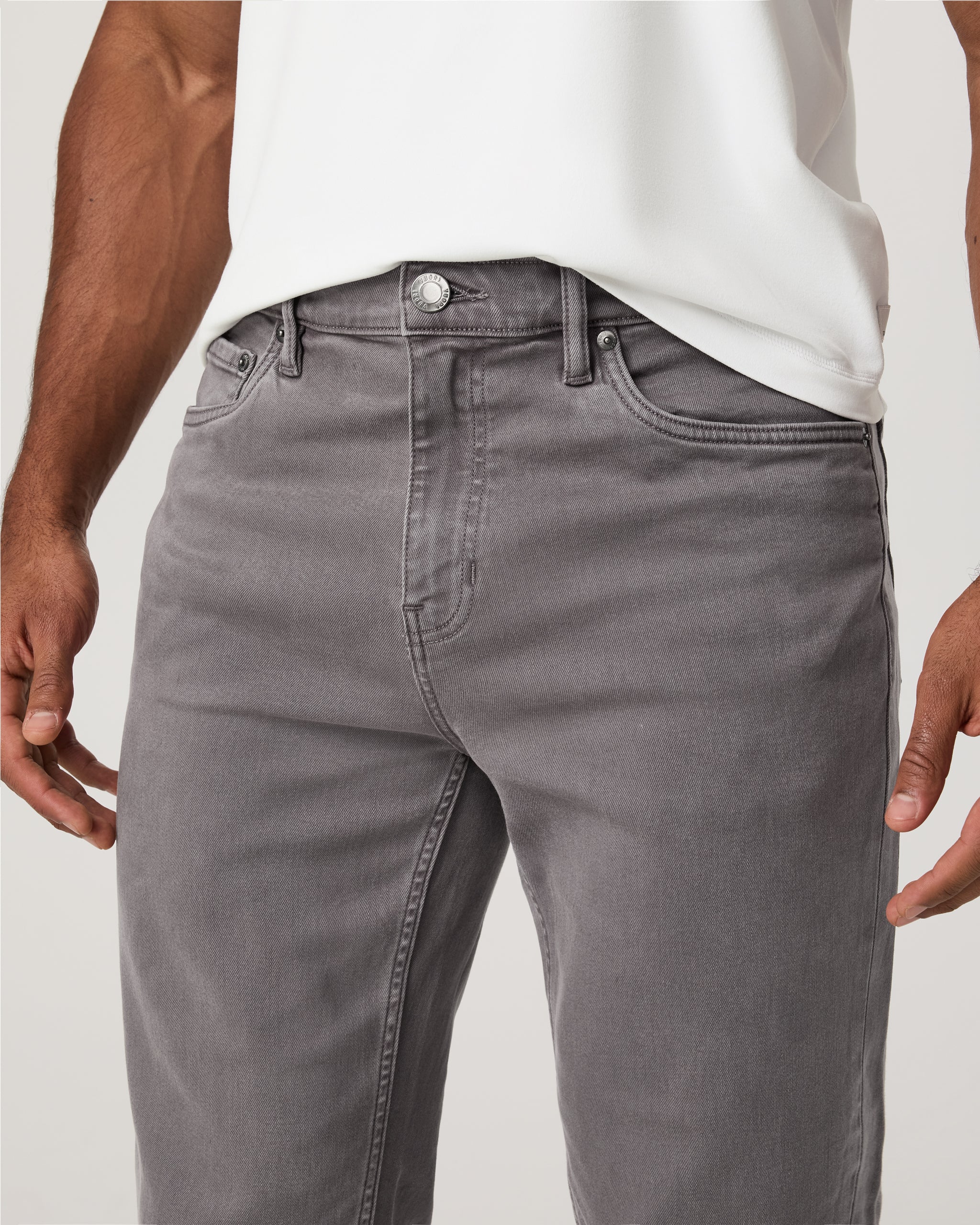 Benton Stretch Twill Pant Athletic Slim Fit 30 | Cavern Grey - Image 2