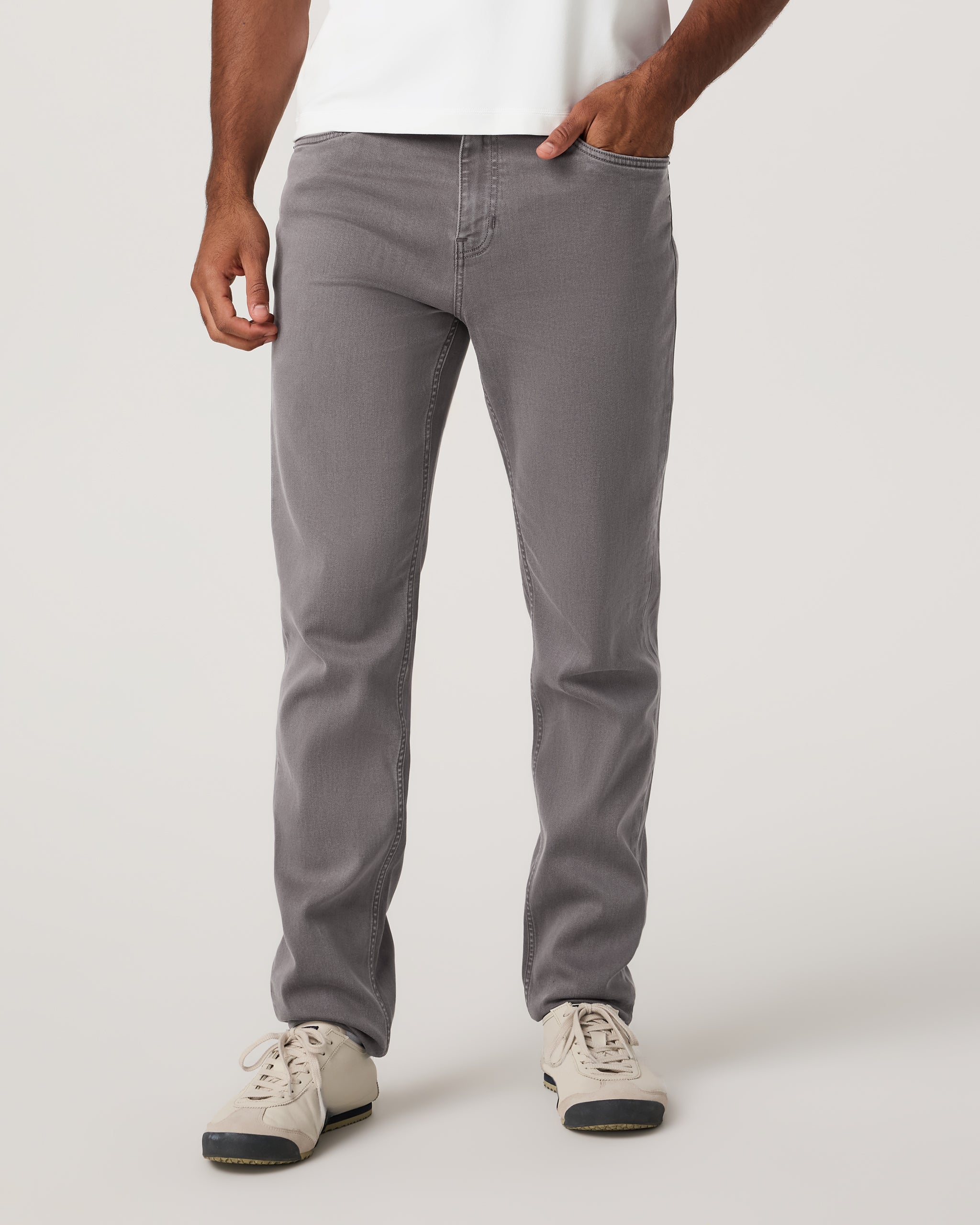 Benton Stretch Twill Pant Athletic Slim Fit 30 | Cavern Grey