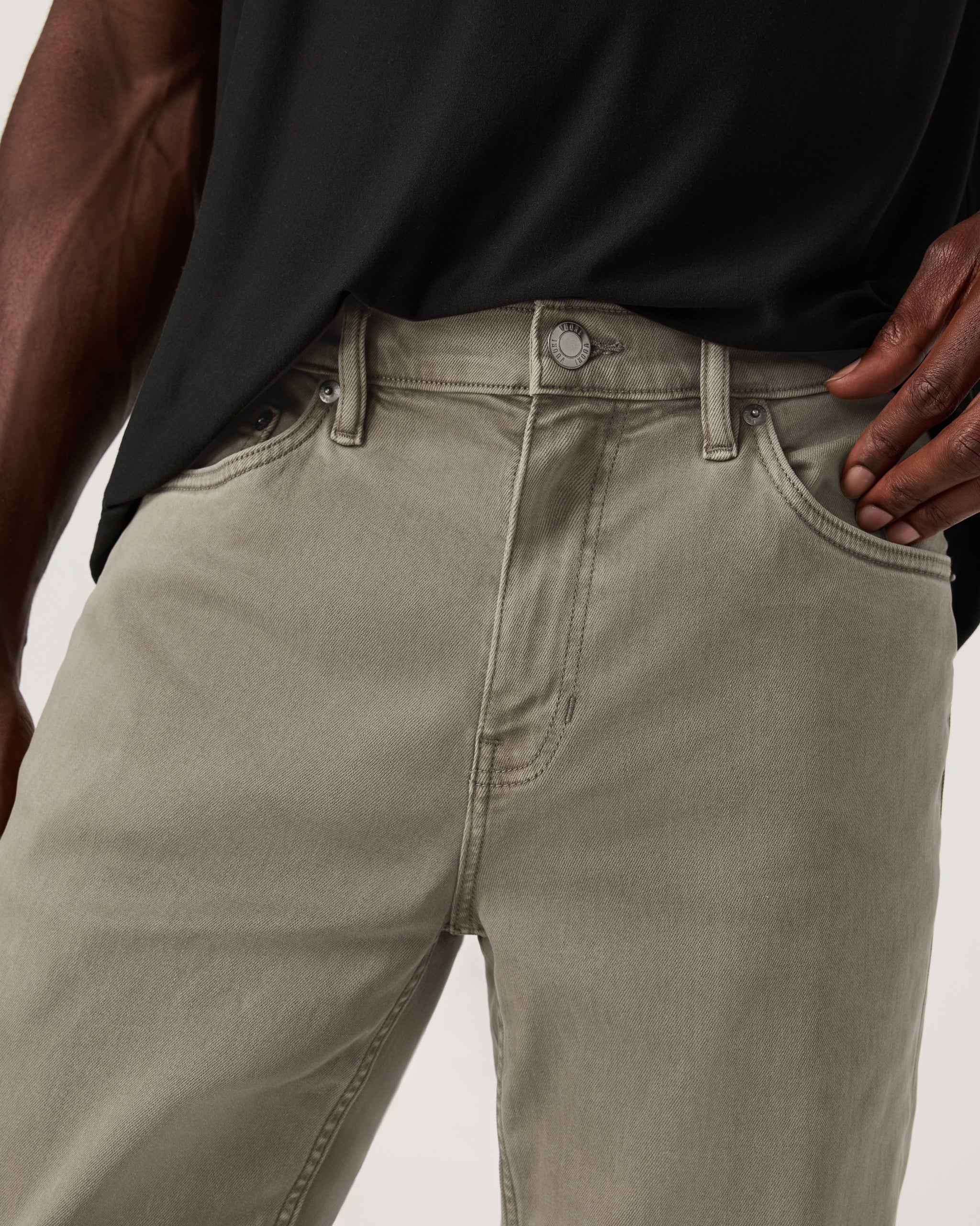 Benton Stretch Twill Pant Athletic Slim Fit 32 | Taupe - Image 2