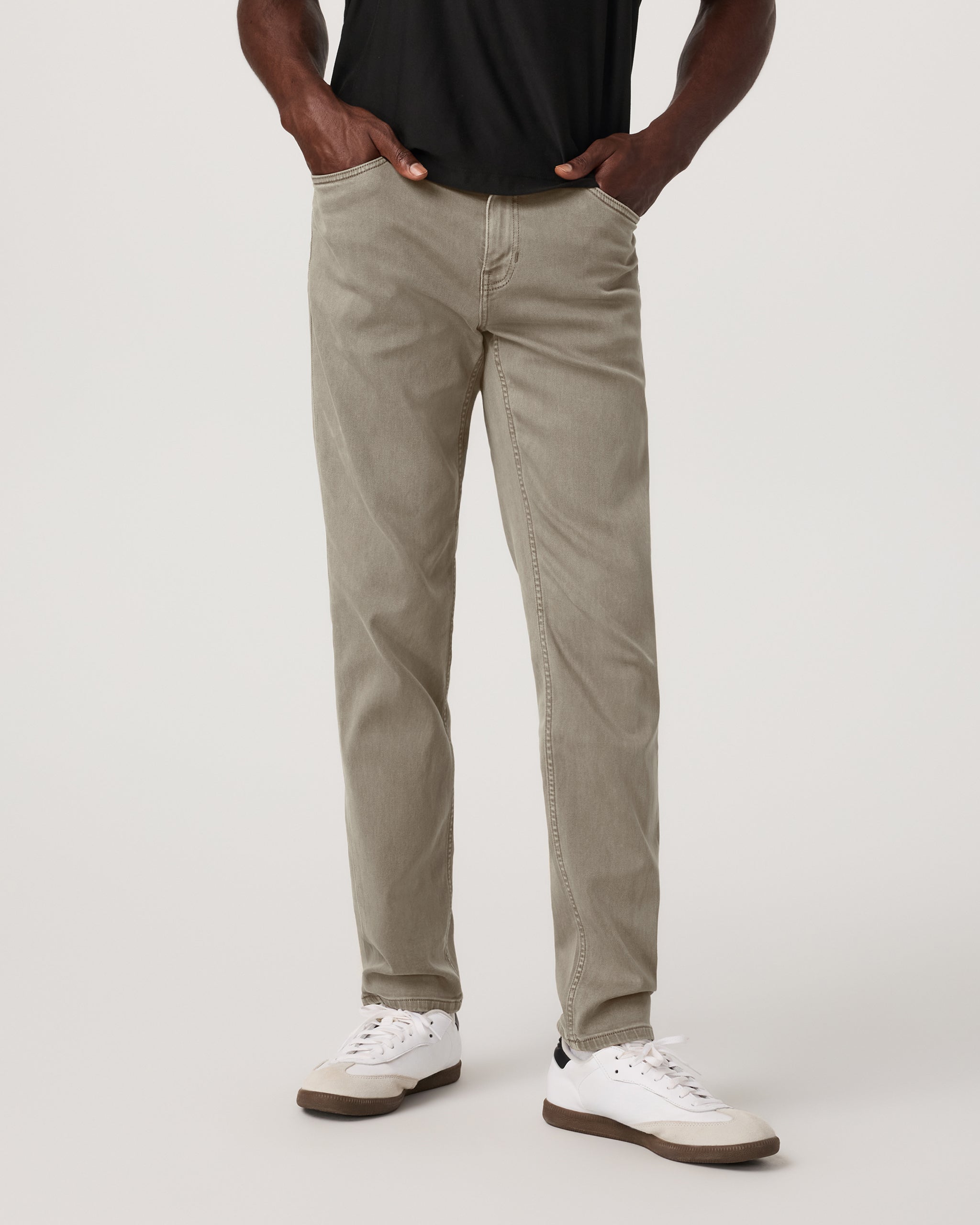 Benton Stretch Twill Pant Athletic Slim Fit 30 | Taupe - Image 3