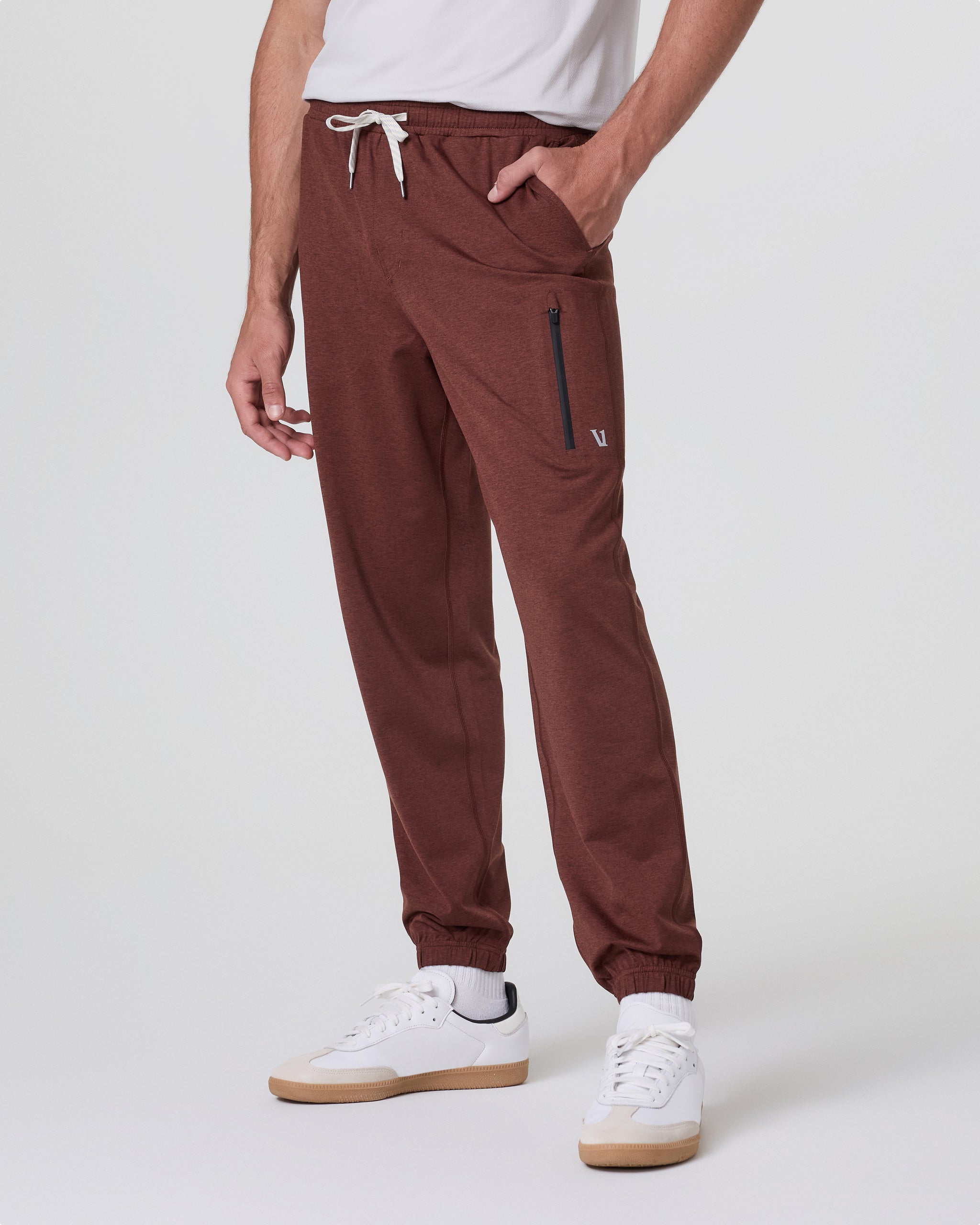 Sunday Performance Sweatpant | Burnt Sienna Heather - Image 5