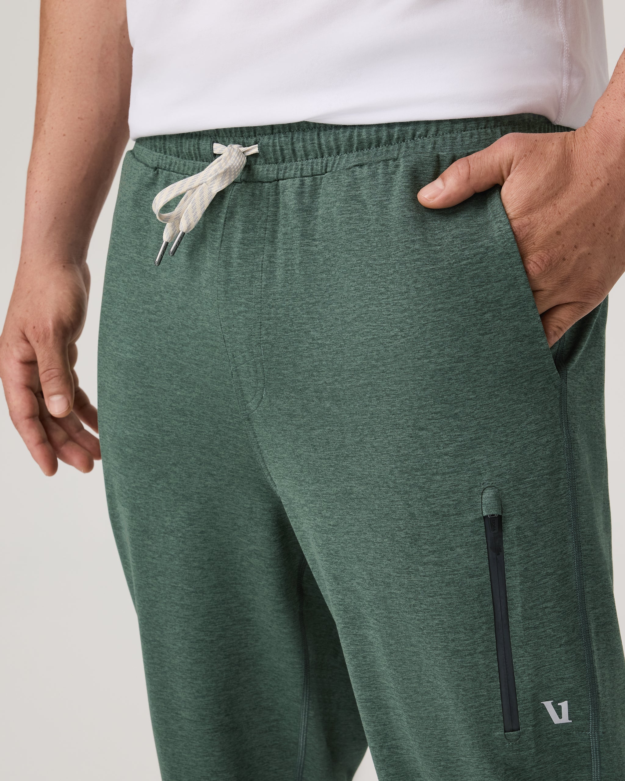 Sunday Performance Sweatpant | Agate Green Heather - Image 5