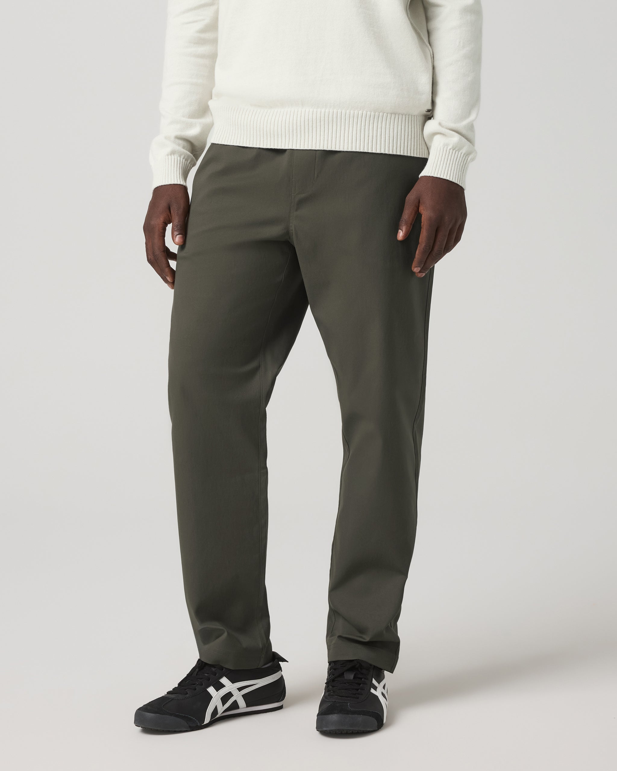 Cascade Elastic Waist Trouser Classic Fit 30 | Dark Oregano
