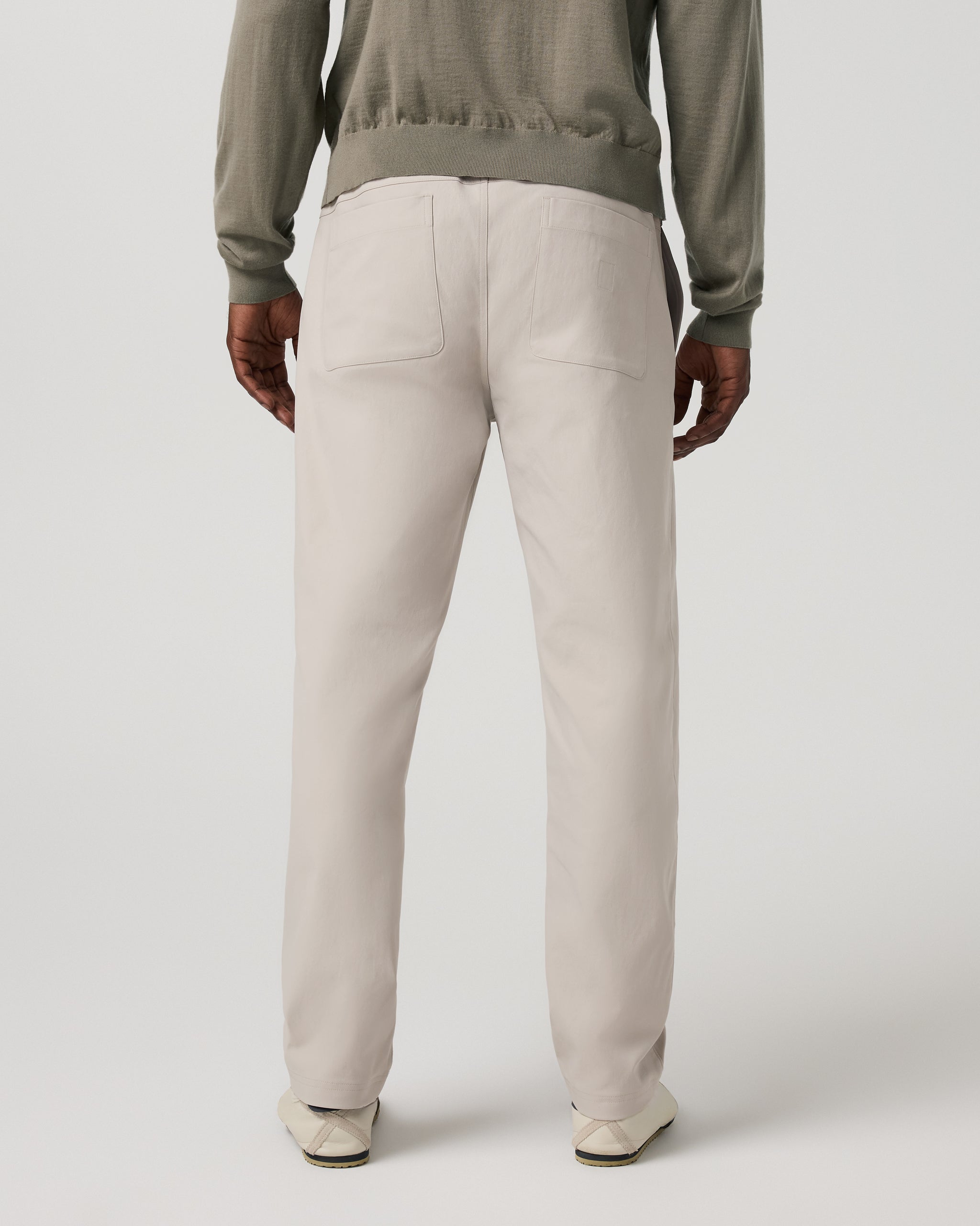 Cascade Elastic Waist Trouser Classic Fit 30 | Pewter - Image 3