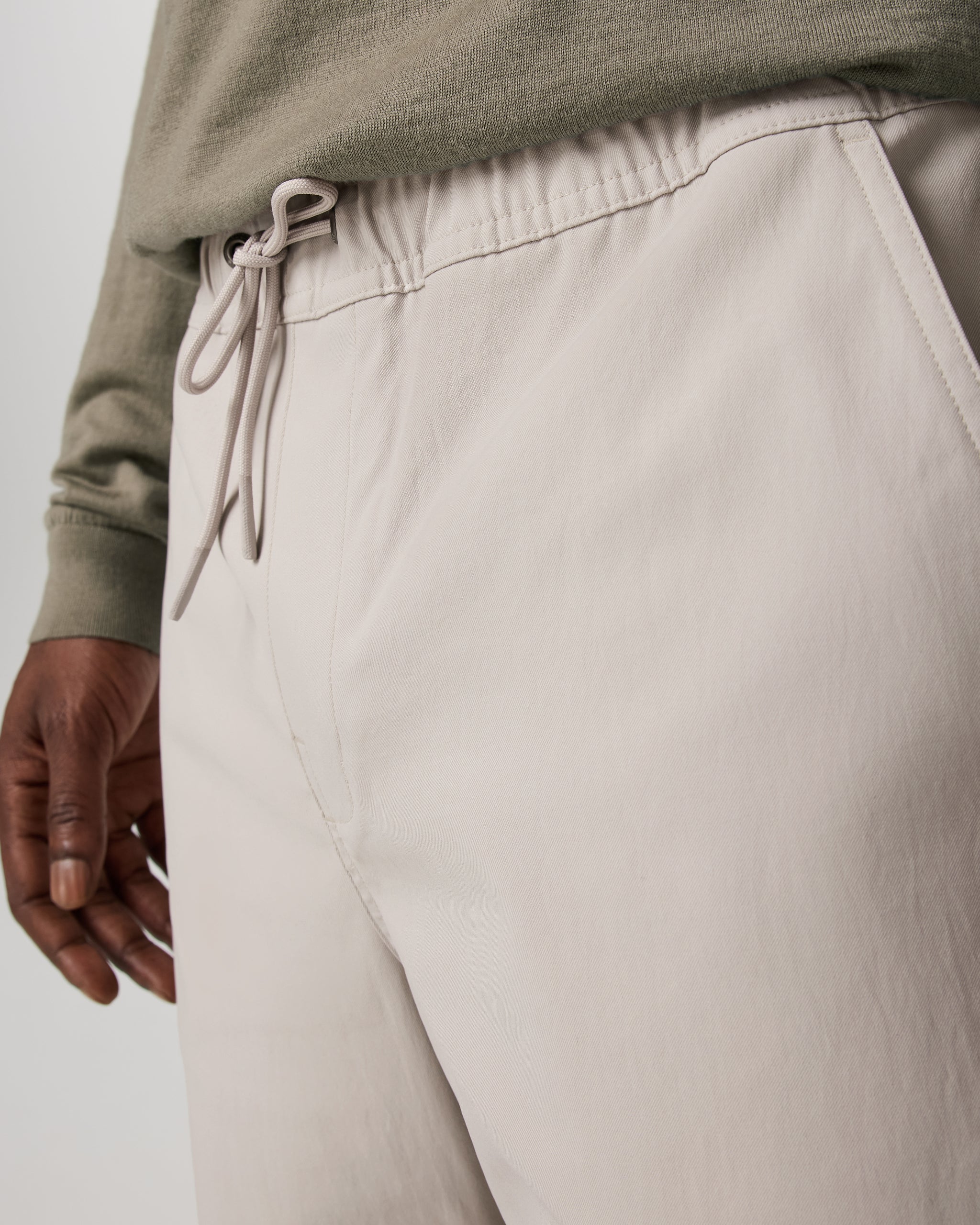 Cascade Elastic Waist Trouser Classic Fit 30 | Pewter - Image 2