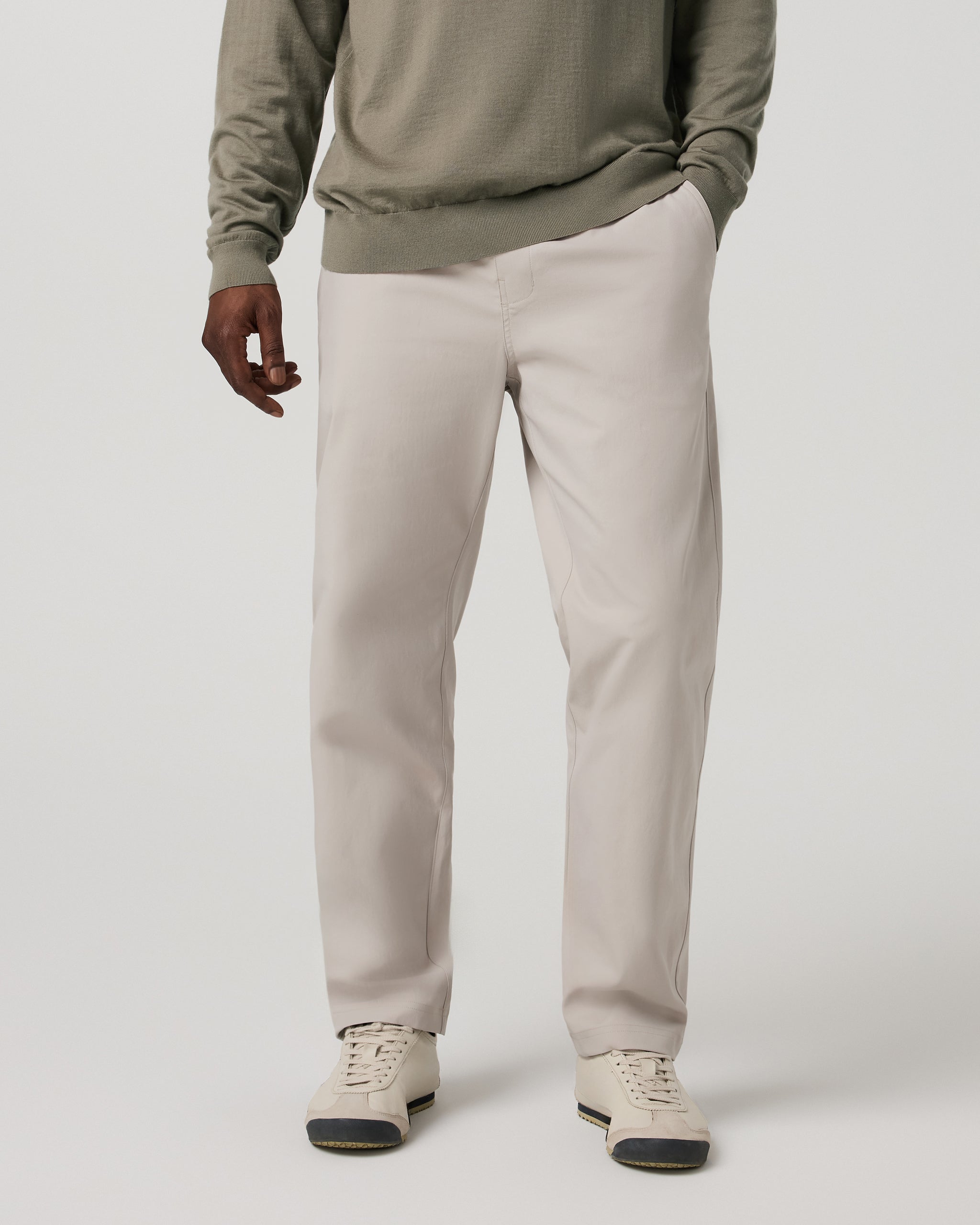 Cascade Elastic Waist Trouser Classic Fit 30 | Pewter