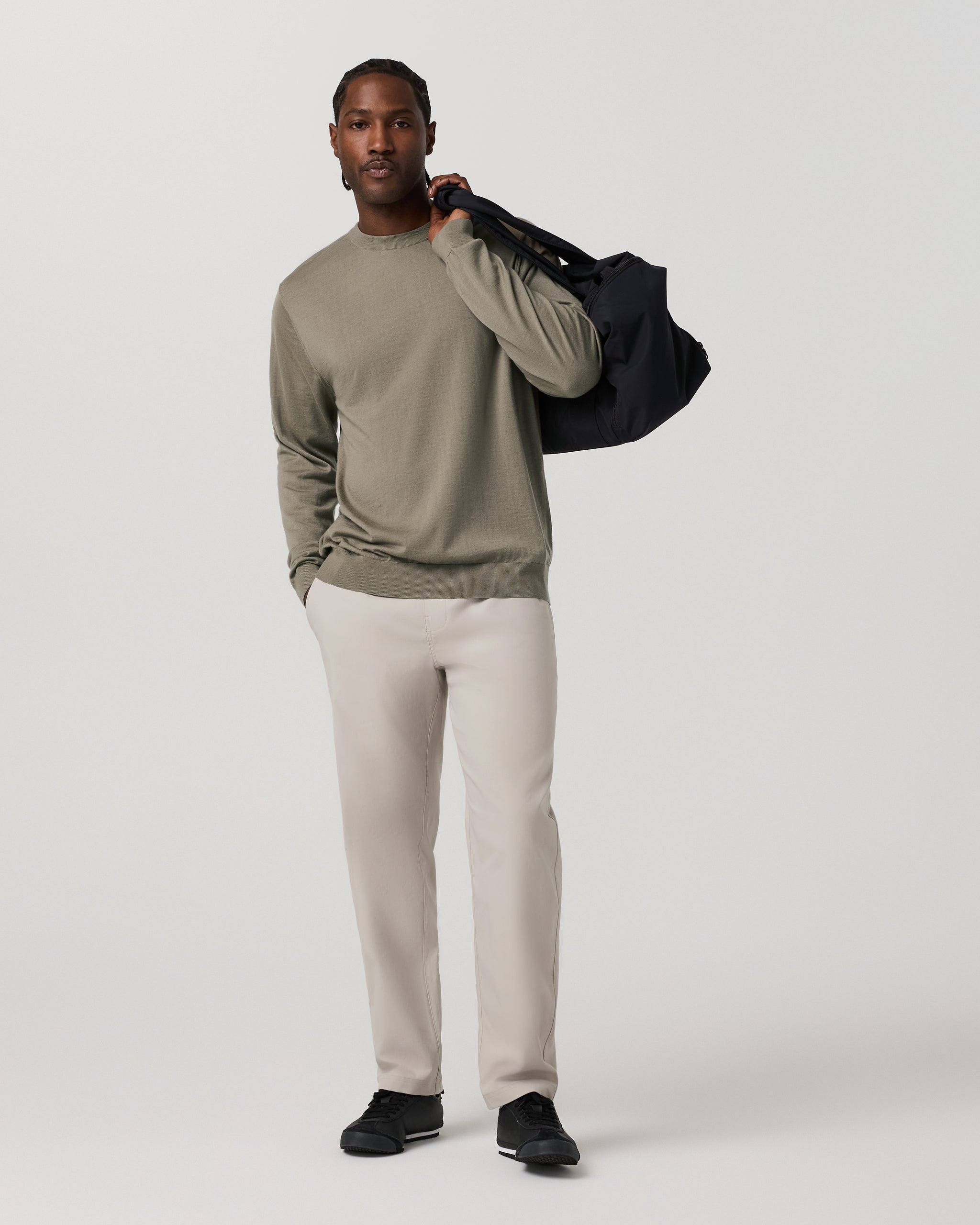 Cascade Elastic Waist Trouser Classic Fit 30 | Pewter - Image 4