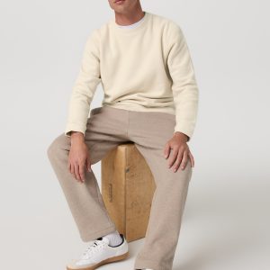 Seaside Straight Leg Sweatpant 30 | Acorn Heather