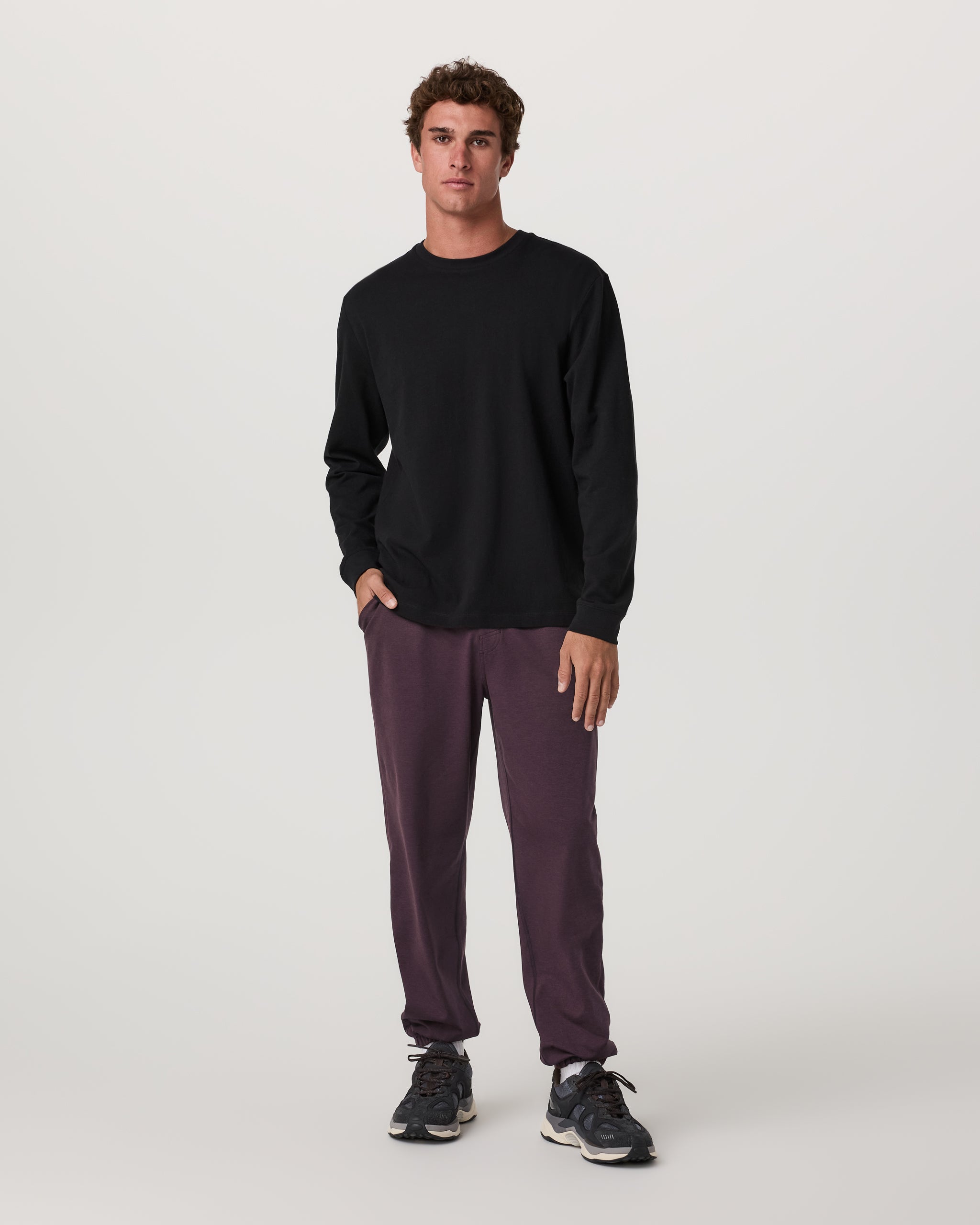 Coronado Sweatpant | Raisin Heather - Image 4