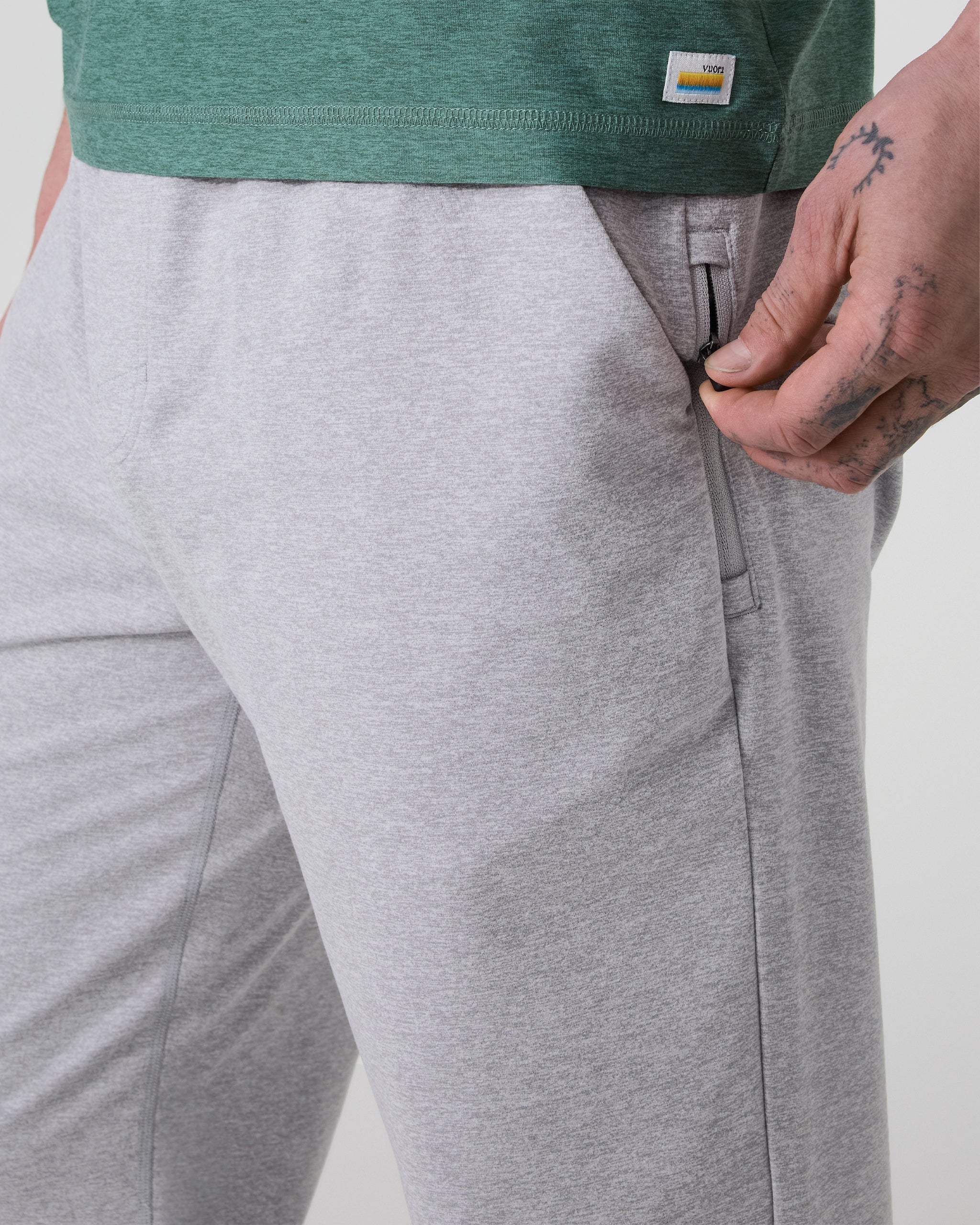 Coronado Sweatpant - Long | Light Heather Grey - Image 4