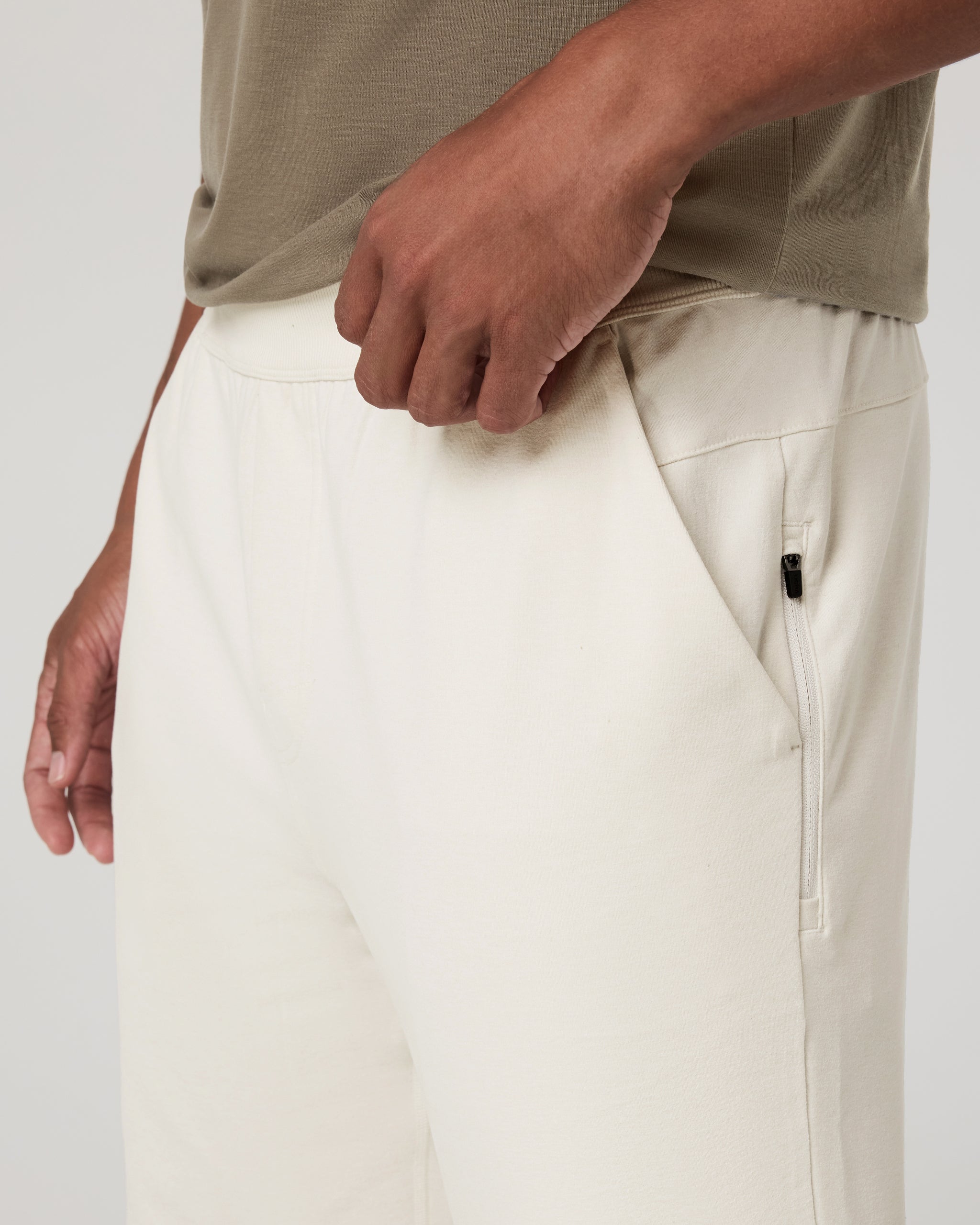 Coronado Sweatpant | Ivory Heather - Image 2