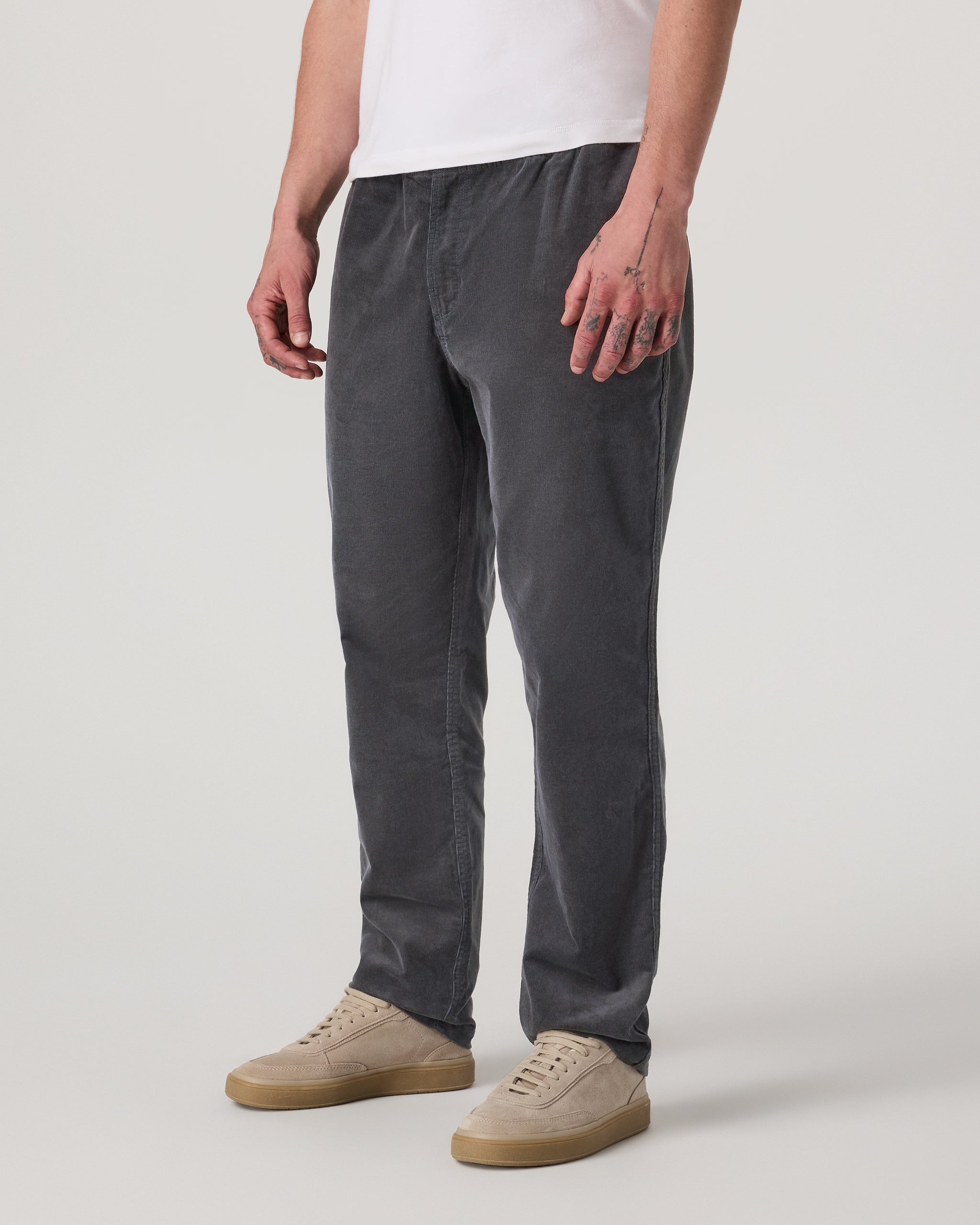 Optimist Elastic Waist Pant Classic Fit 30 | Charcoal - Image 5