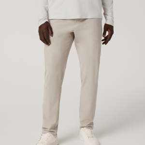 Aim Trouser Athletic Slim Fit 30 | Khaki Linen Texture