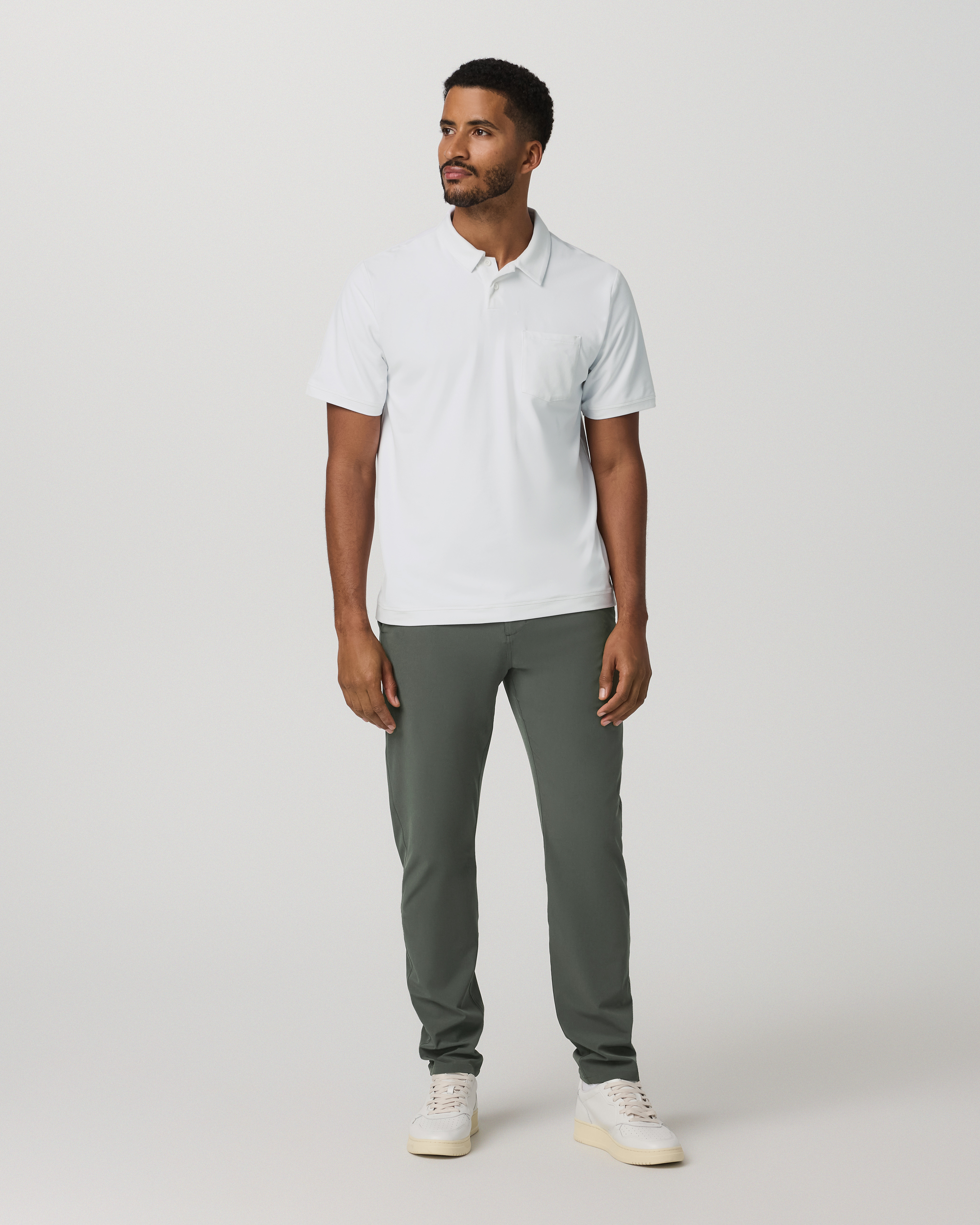 Aim Trouser Athletic Slim Fit 30 | River Rock - Image 3