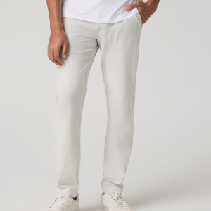 Aim Trouser Athletic Slim Fit 32 | Salt Linen Texture