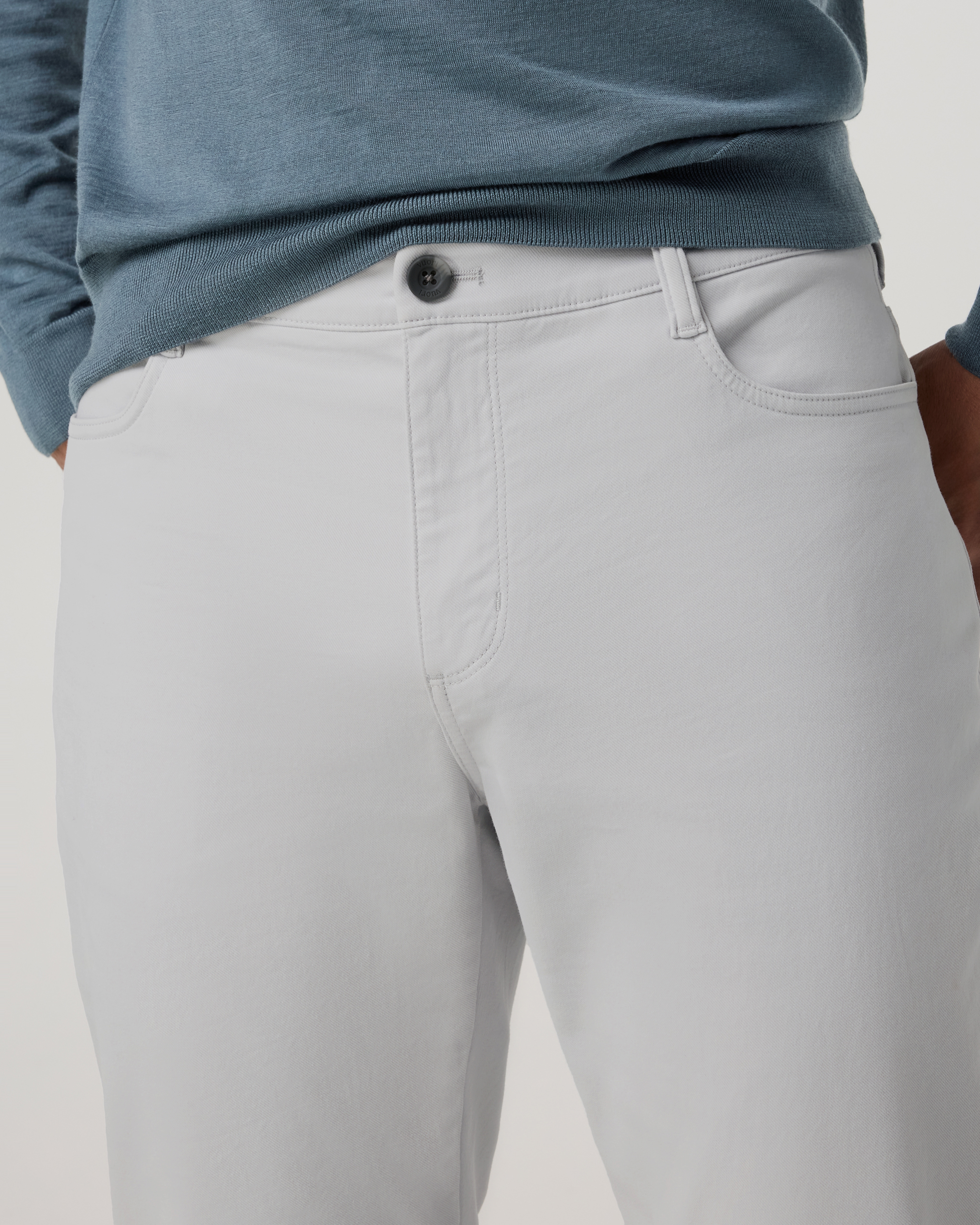 Vuori Meta™ Cotton Pant Classic Fit 30 | Frost Grey - Image 2