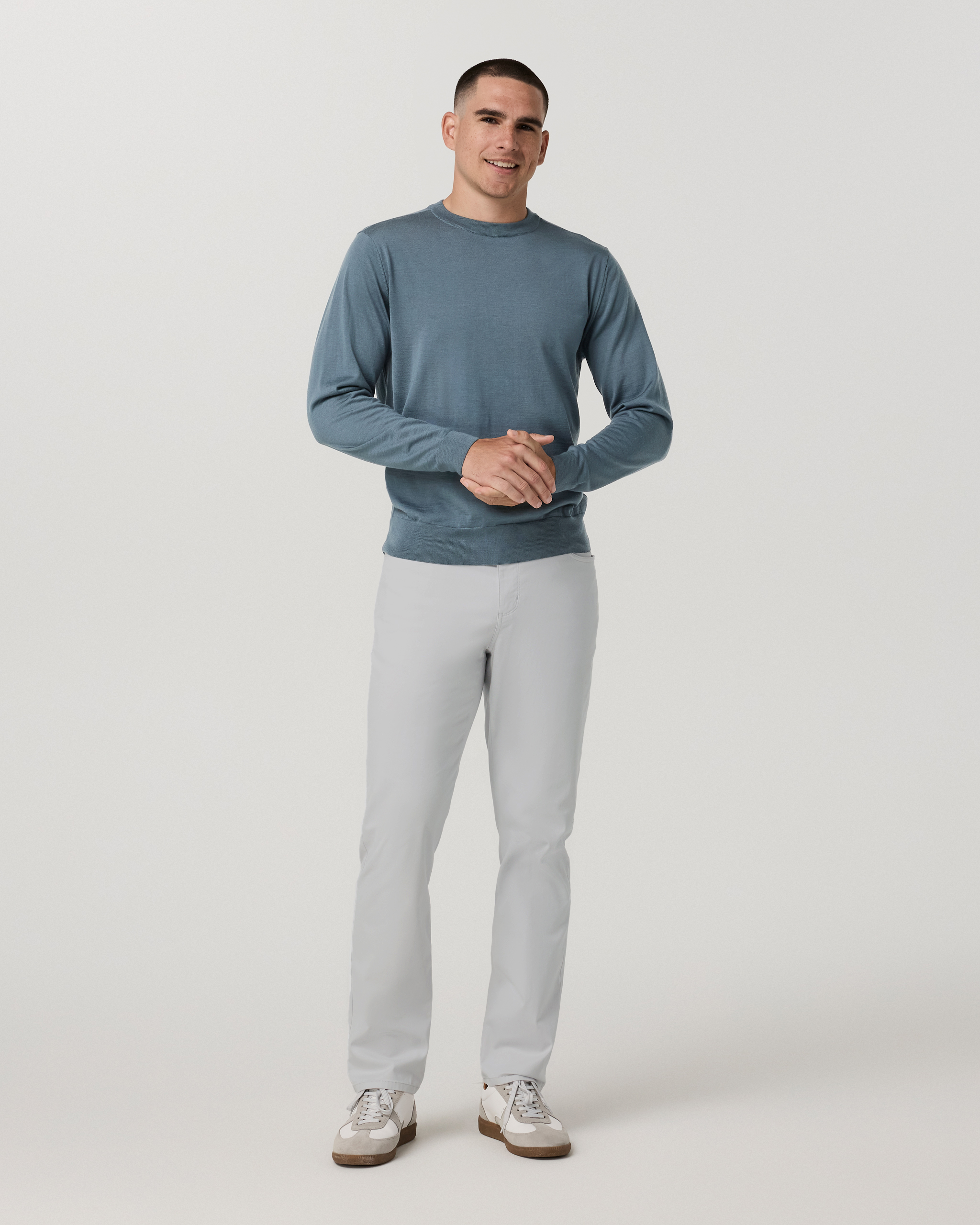 Vuori Meta™ Cotton Pant Classic Fit 32 | Frost Grey - Image 5
