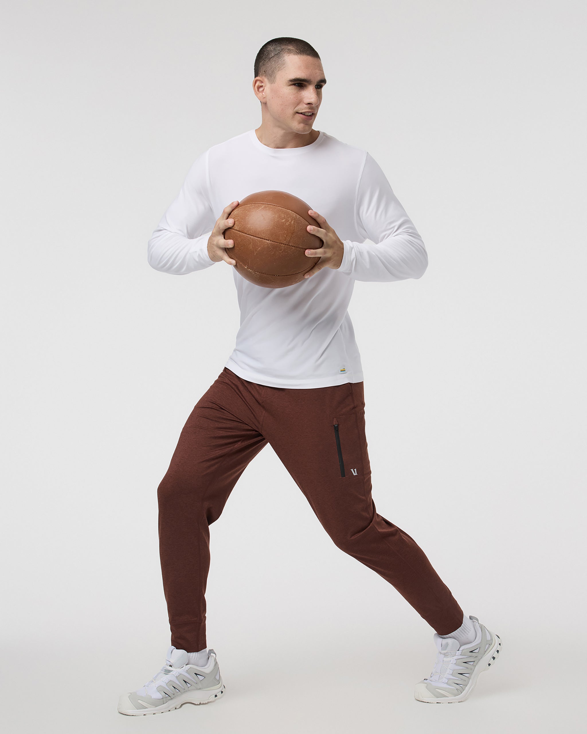 Sunday Performance Jogger | Burnt Sienna Heather - Image 5