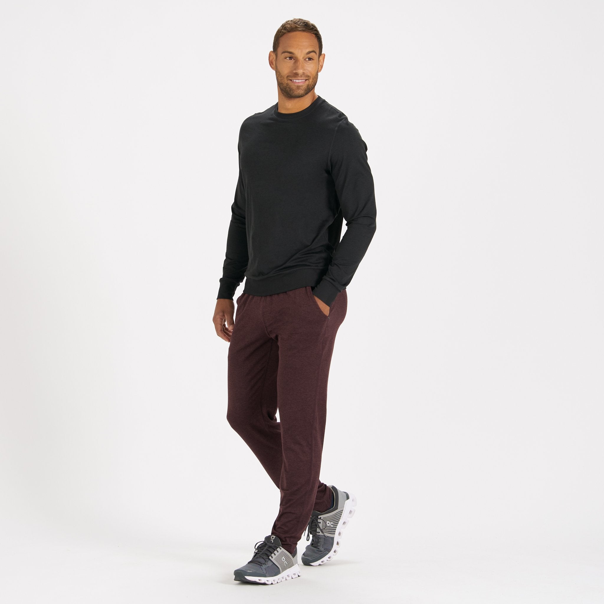 Ponto Performance Pant 30 | Oxblood Heather - Image 3