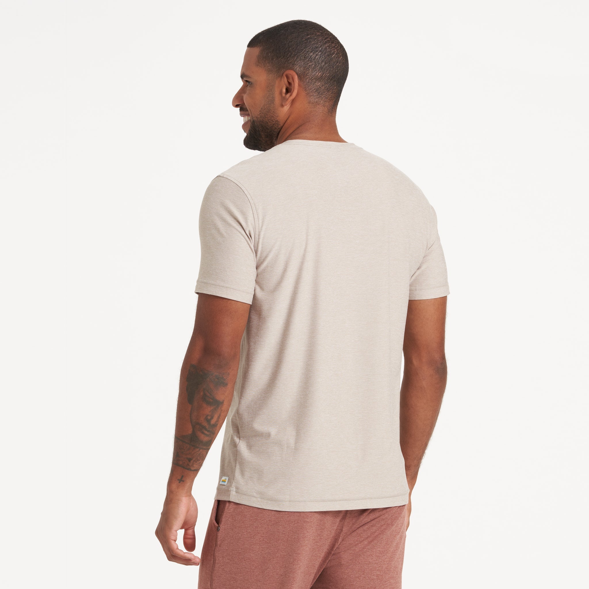 Strato Tech Tee | Oyster Heather - Image 4