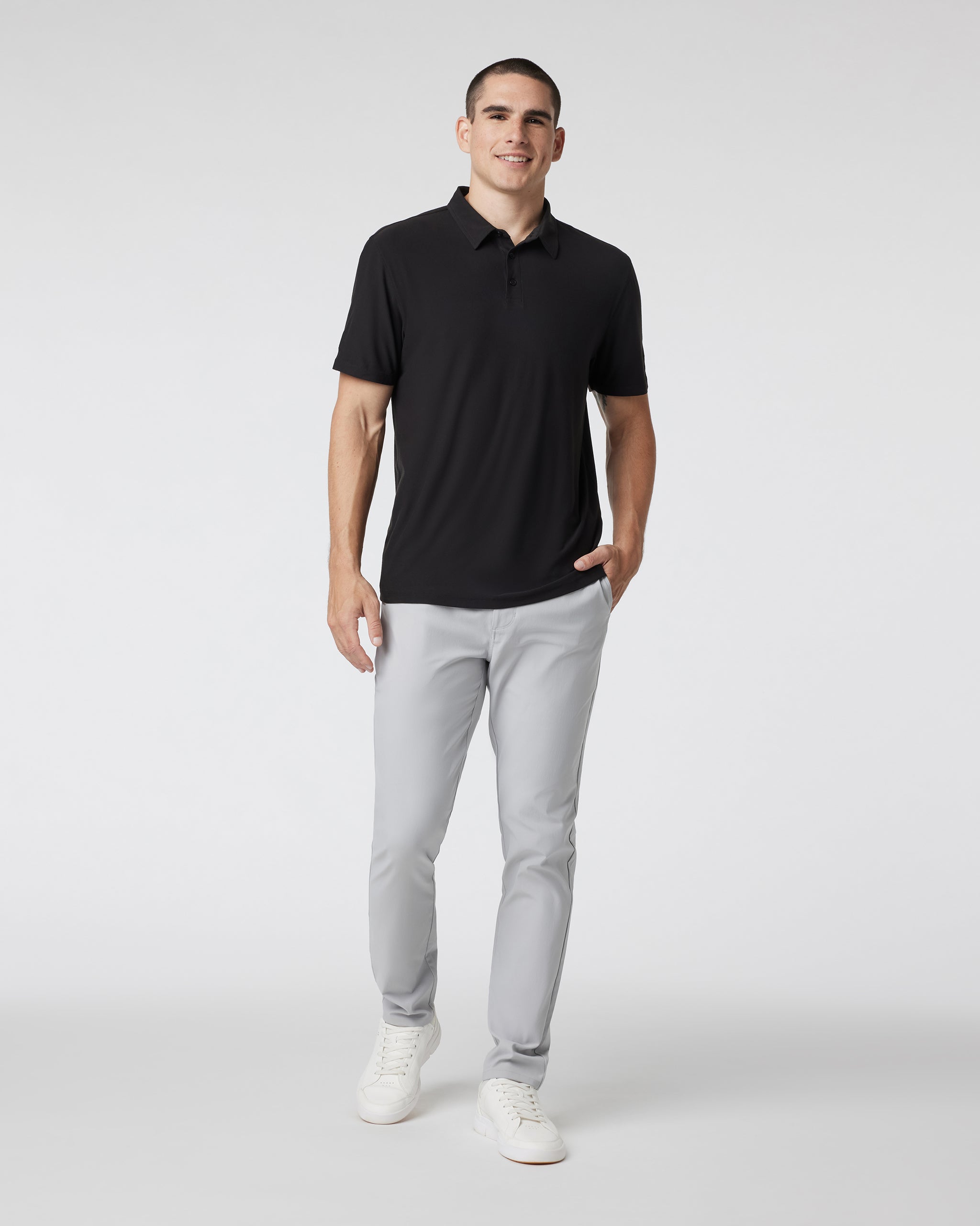 Cascade Tech Chino Pant Athletic Slim Fit 32 | Fog - Image 3