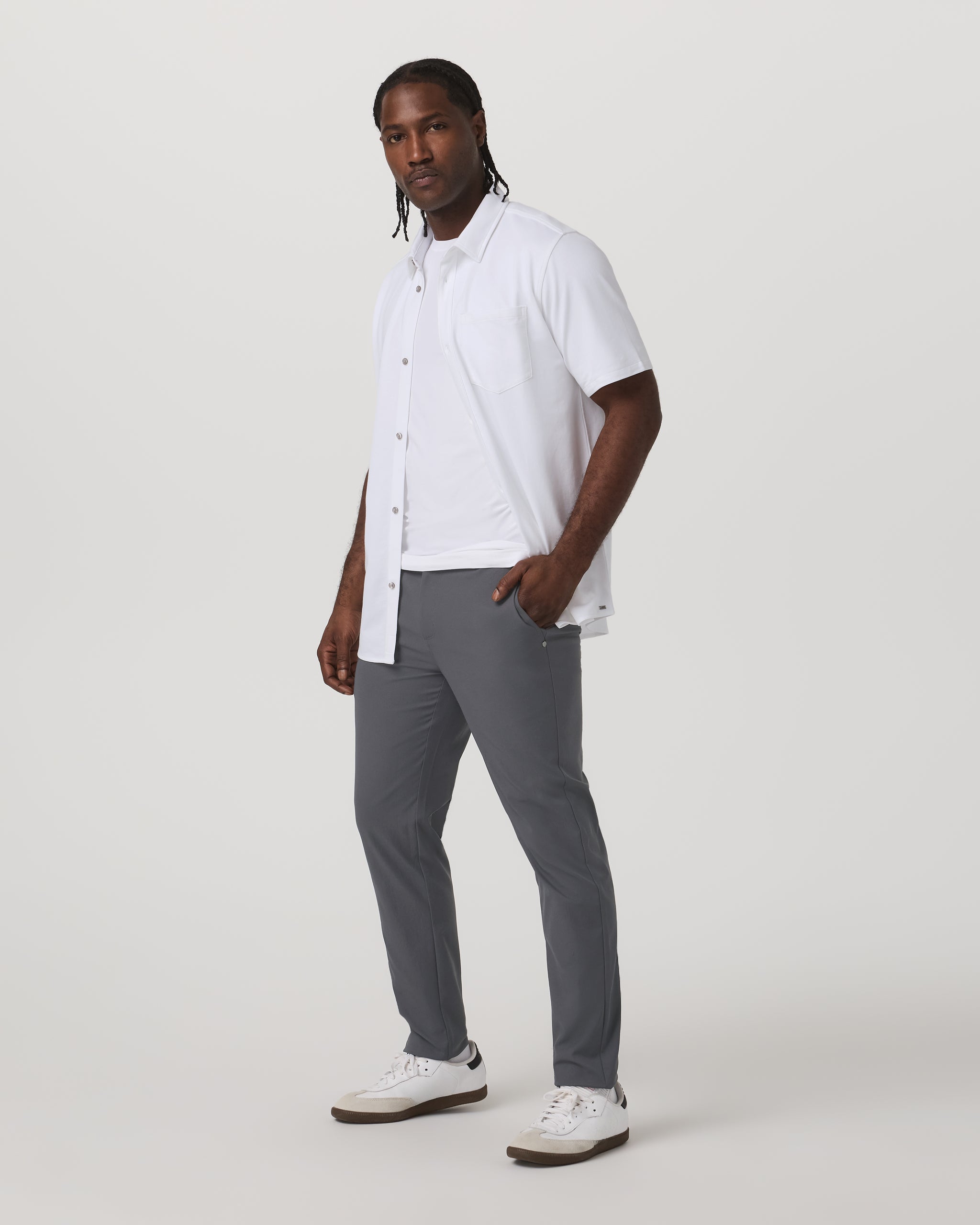 Cascade Tech Chino Pant Athletic Slim Fit 30 | Charcoal - Image 4