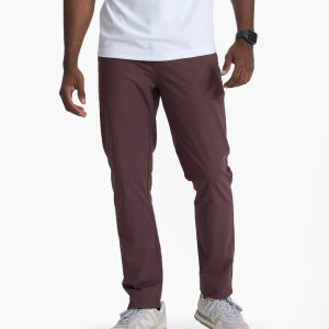 Vuori Meta™ Pant Athletic Slim Fit 32 | Chestnut