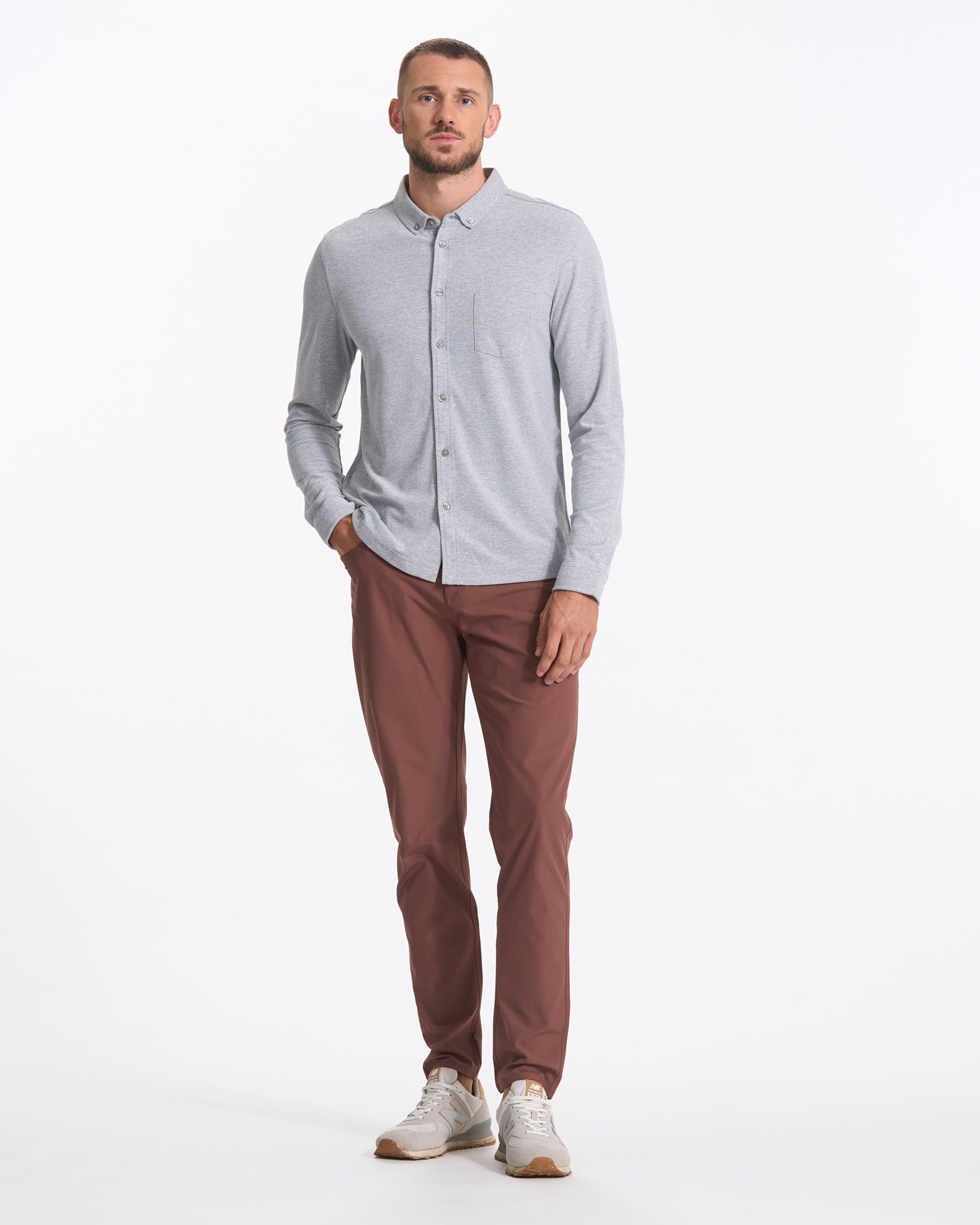 Vuori Meta™ Pant Athletic Slim Fit 32 | Hazelnut - Image 5