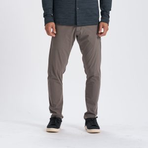 Aim Pant | Cocoa Linen Texture
