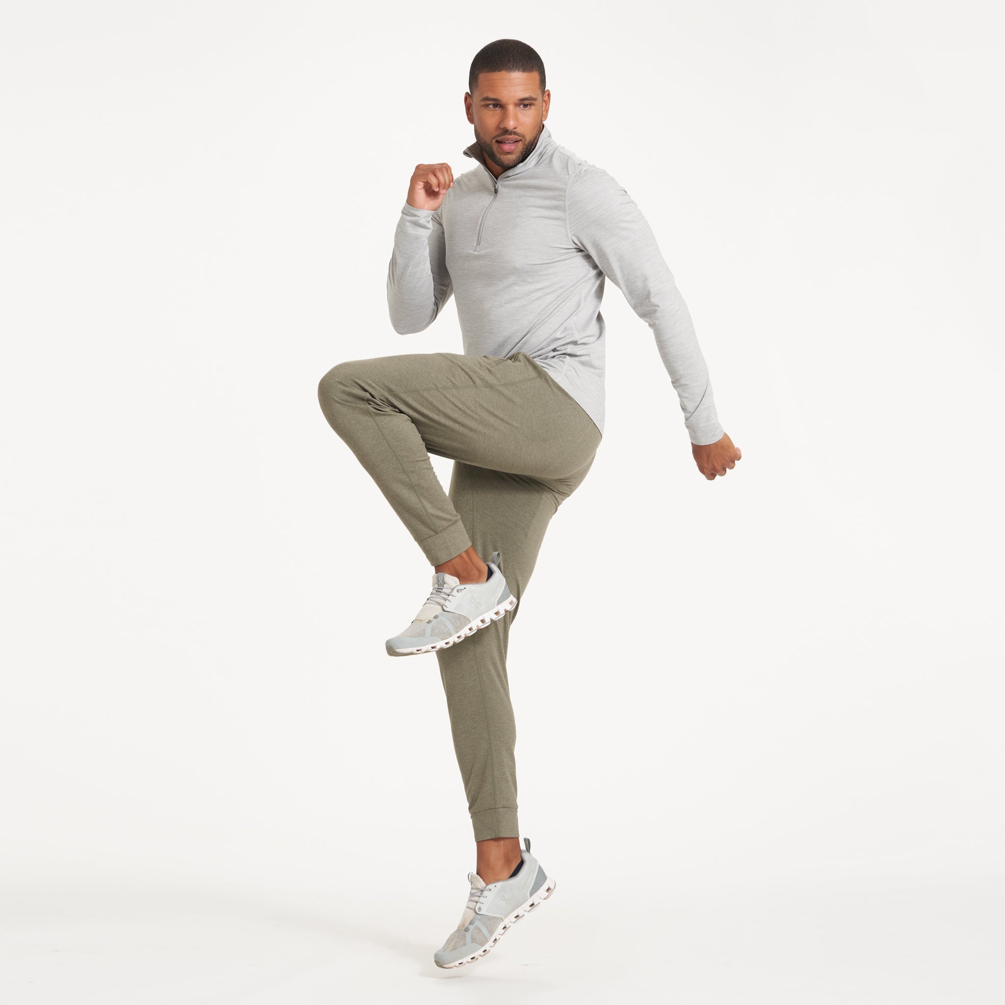 Ponto Performance Jogger | Light Oregano Heather - Image 5