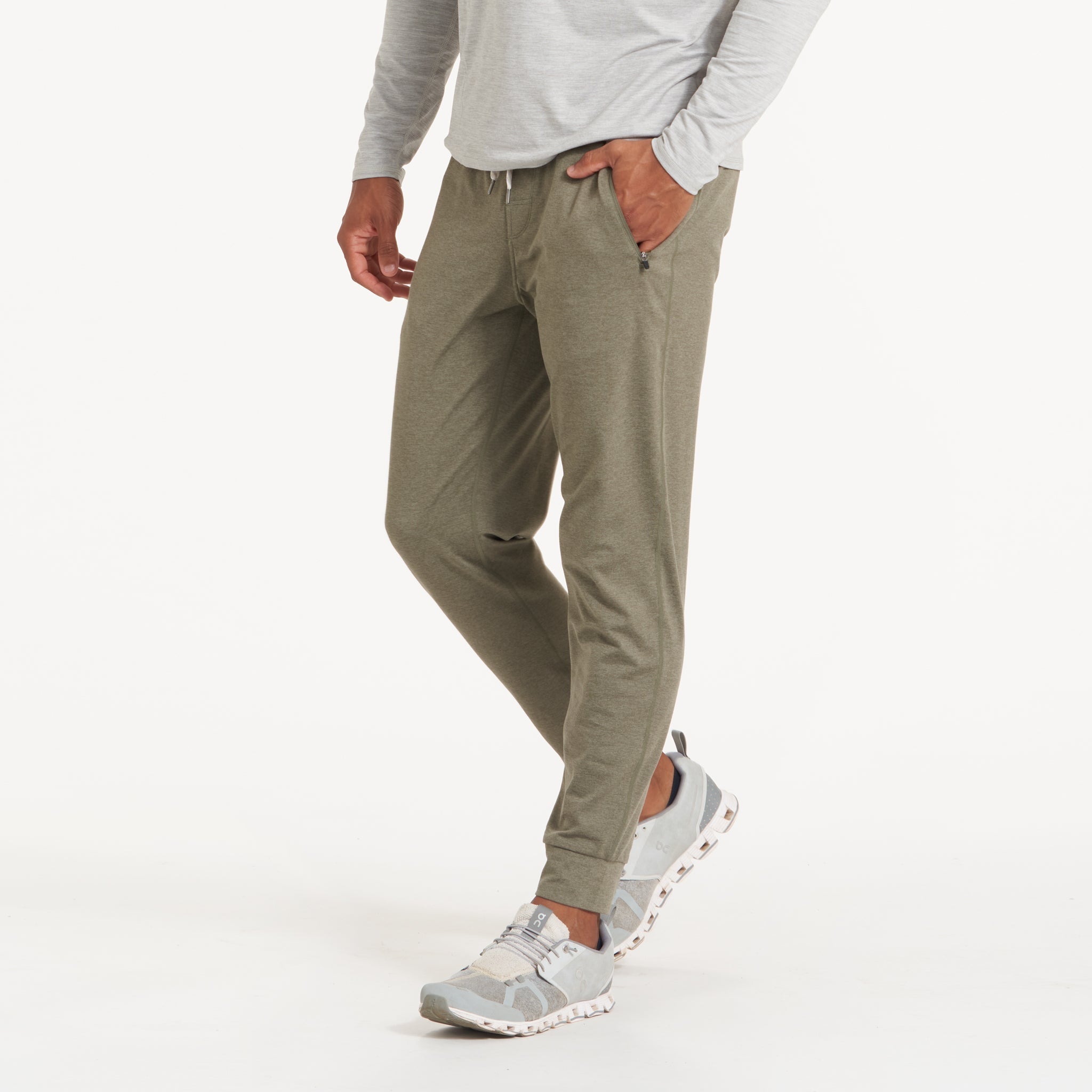 Ponto Performance Jogger | Light Oregano Heather - Image 2