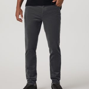Optimist 5 Pocket Cord Pant Athletic Slim Fit | Charcoal