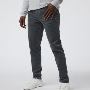 Optimist 5-Pocket Cord Pant Athletic Slim Fit | Dark Pewter