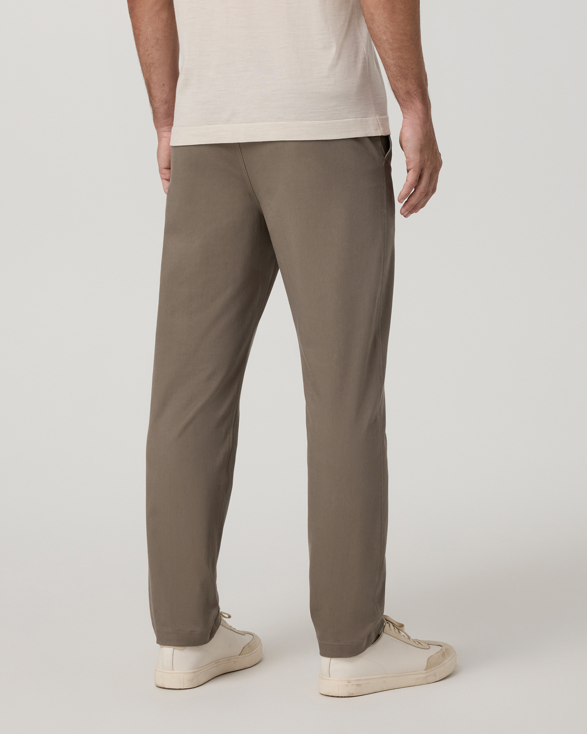 Fletcher Elastic Waist Pant Athletic Slim Fit 30 | Bark - Image 3