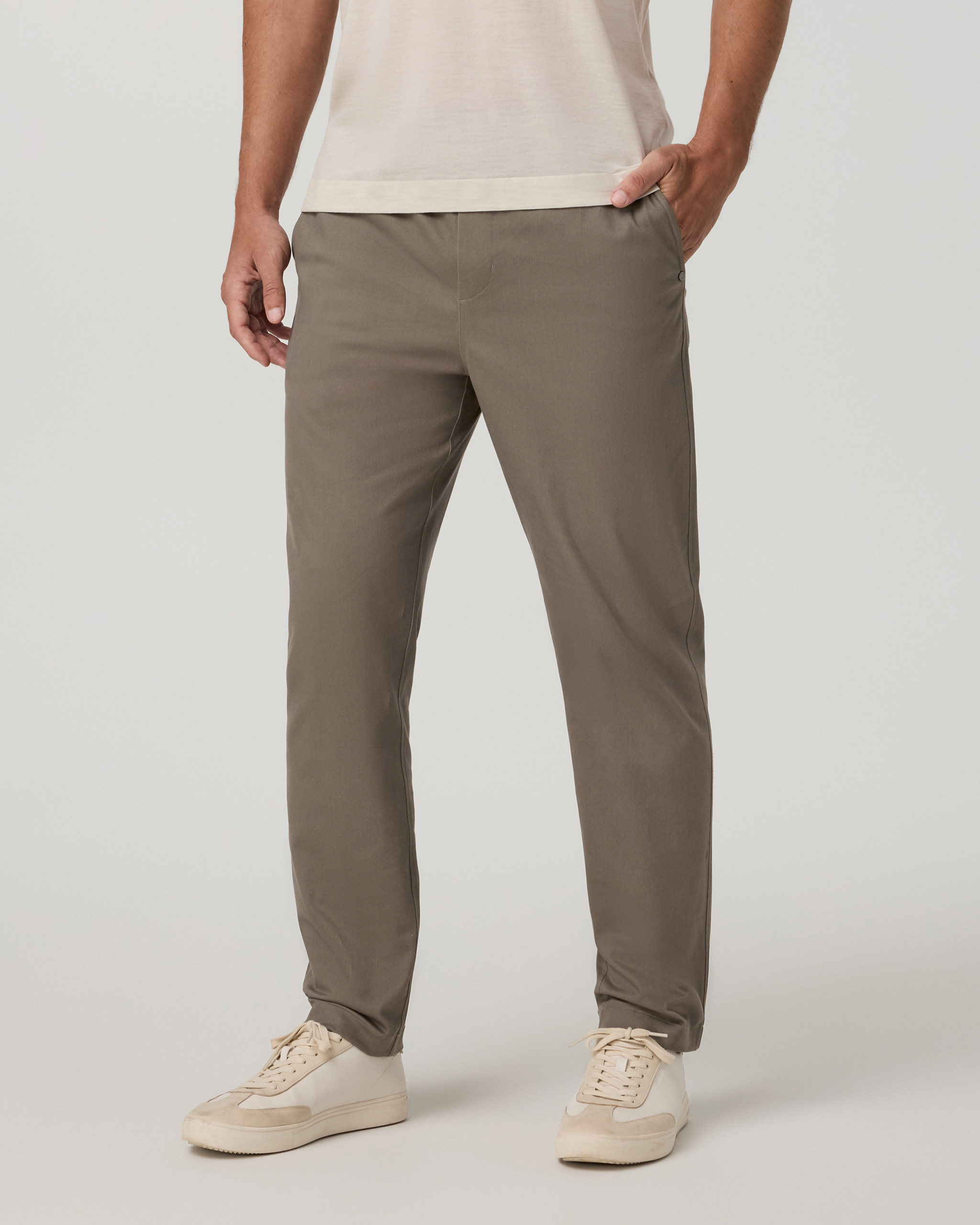 Fletcher Elastic Waist Pant Athletic Slim Fit 30 | Bark