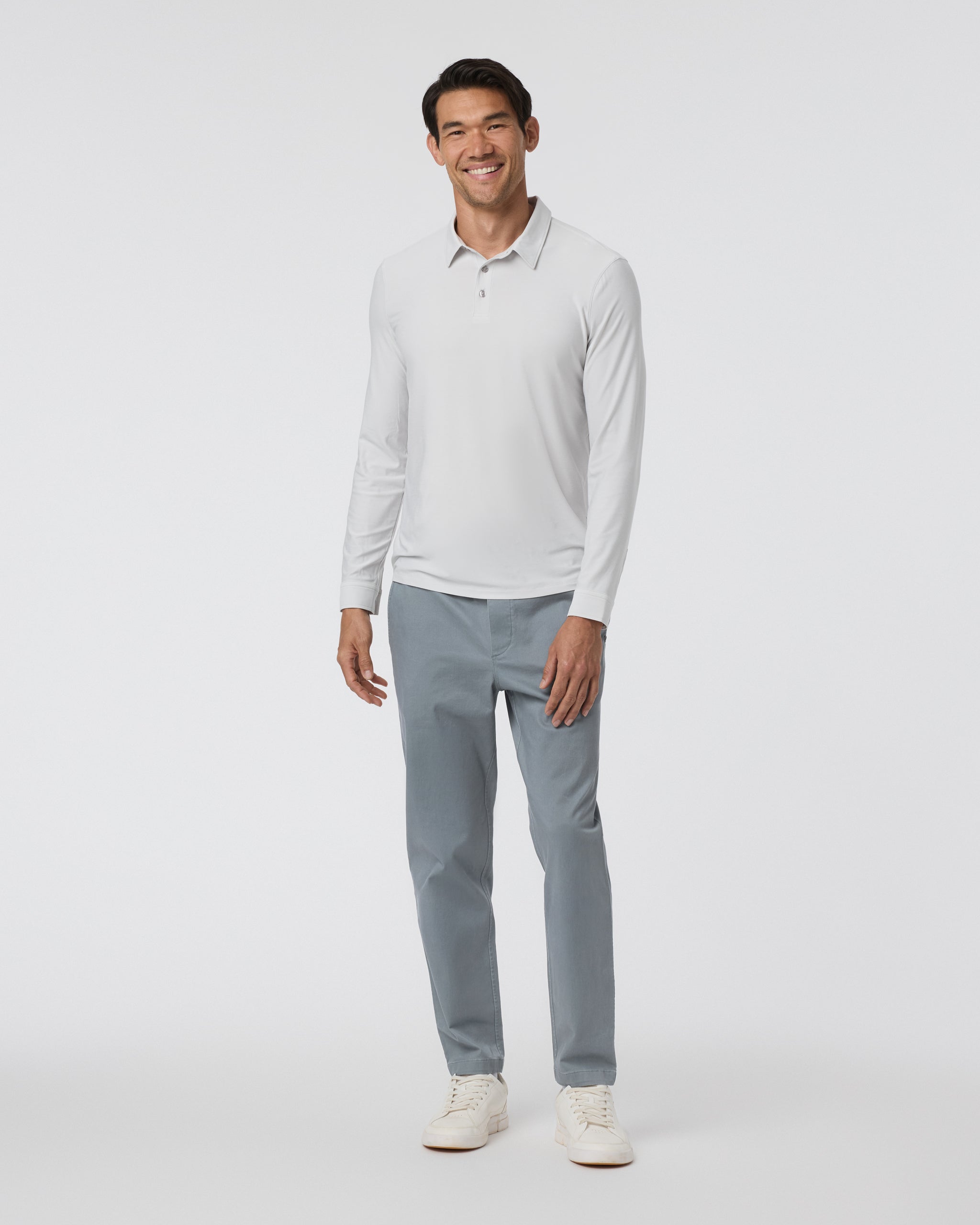 Fletcher Elastic Waist Pant Athletic Slim Fit 30 | Dusty Blue - Image 5