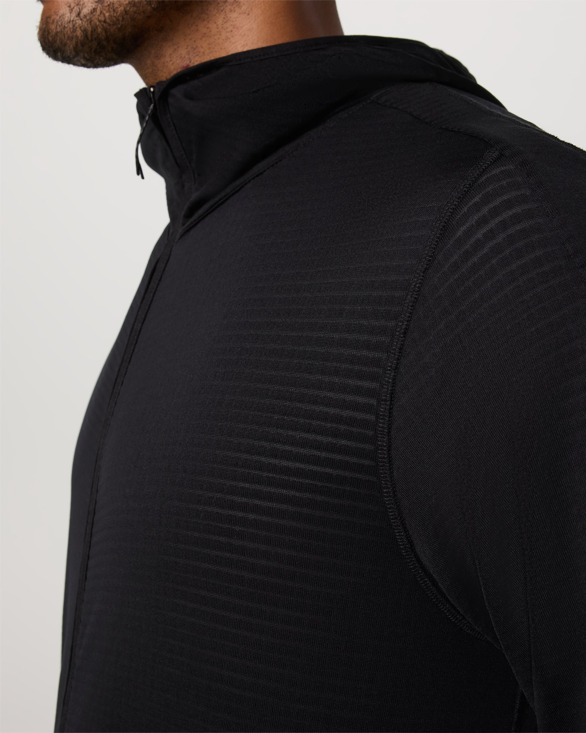 Powergrid Full Zip Jacket | Black - Image 2