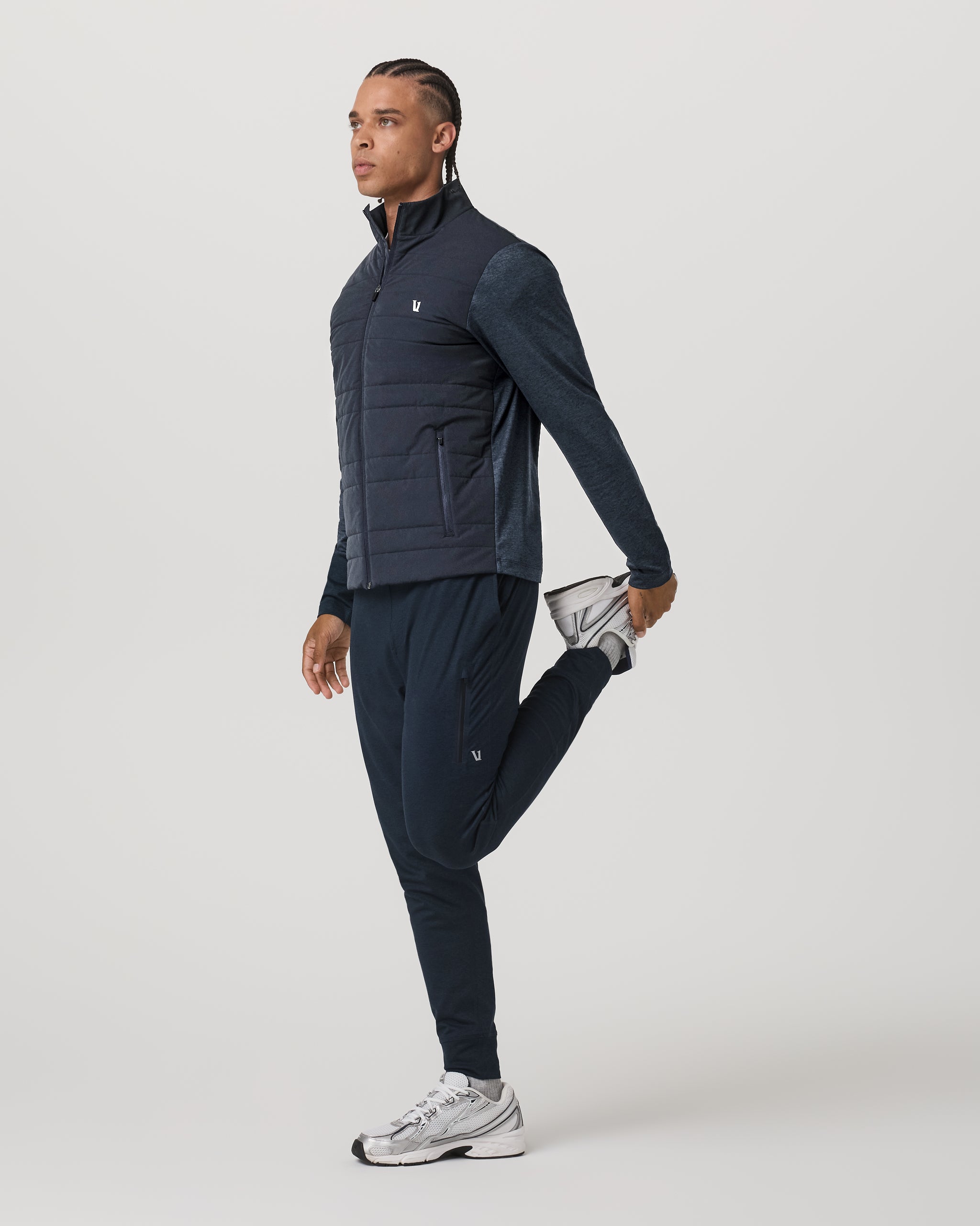 Sunday Insulated Hybrid Jacket | Ink Heather - Image 3