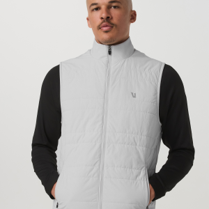 Sunday Insulated Hybrid Vest | Frost Grey
