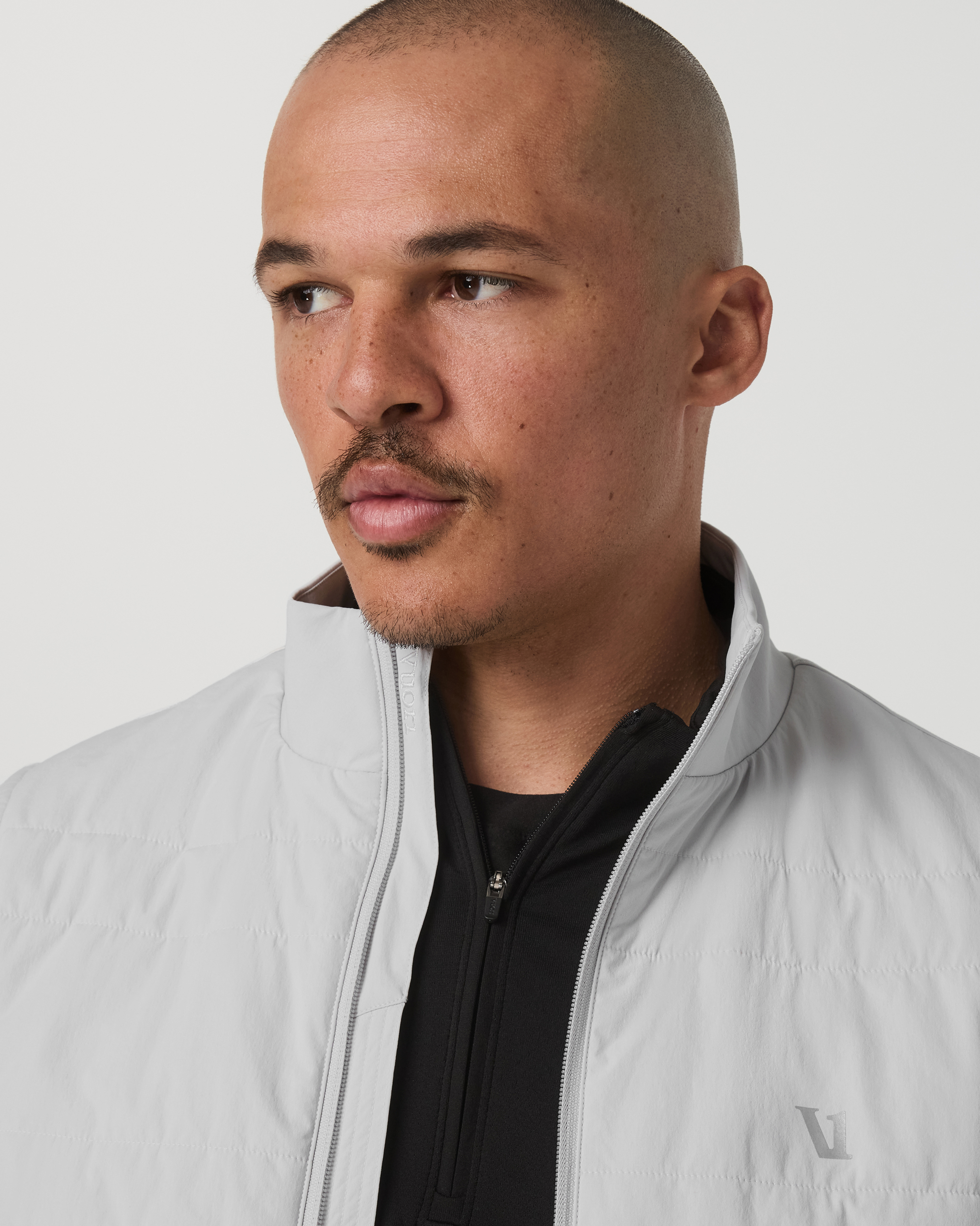 Sunday Insulated Hybrid Vest | Frost Grey - Image 5