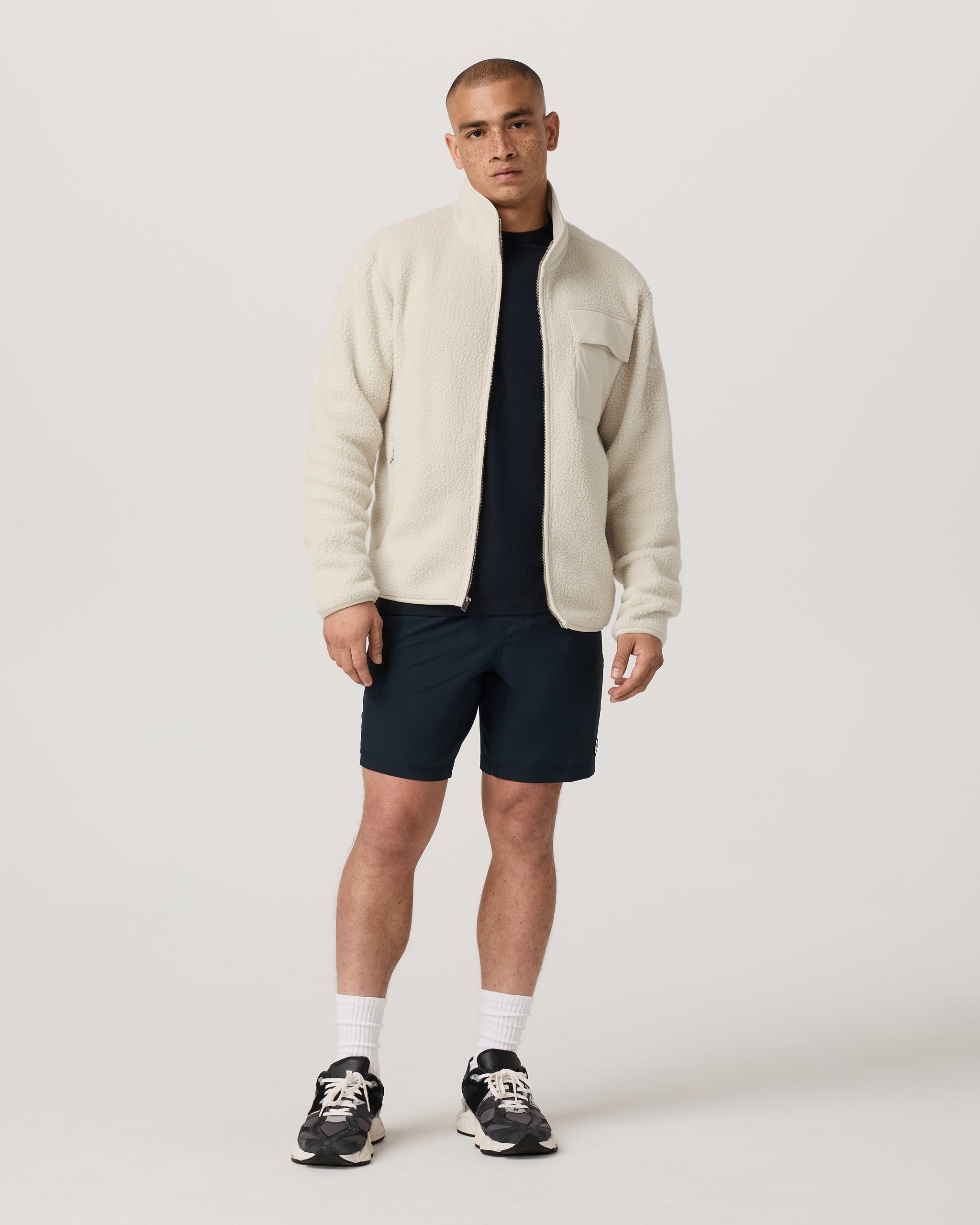 Alpine Fleece Full Zip | Bone - Image 3