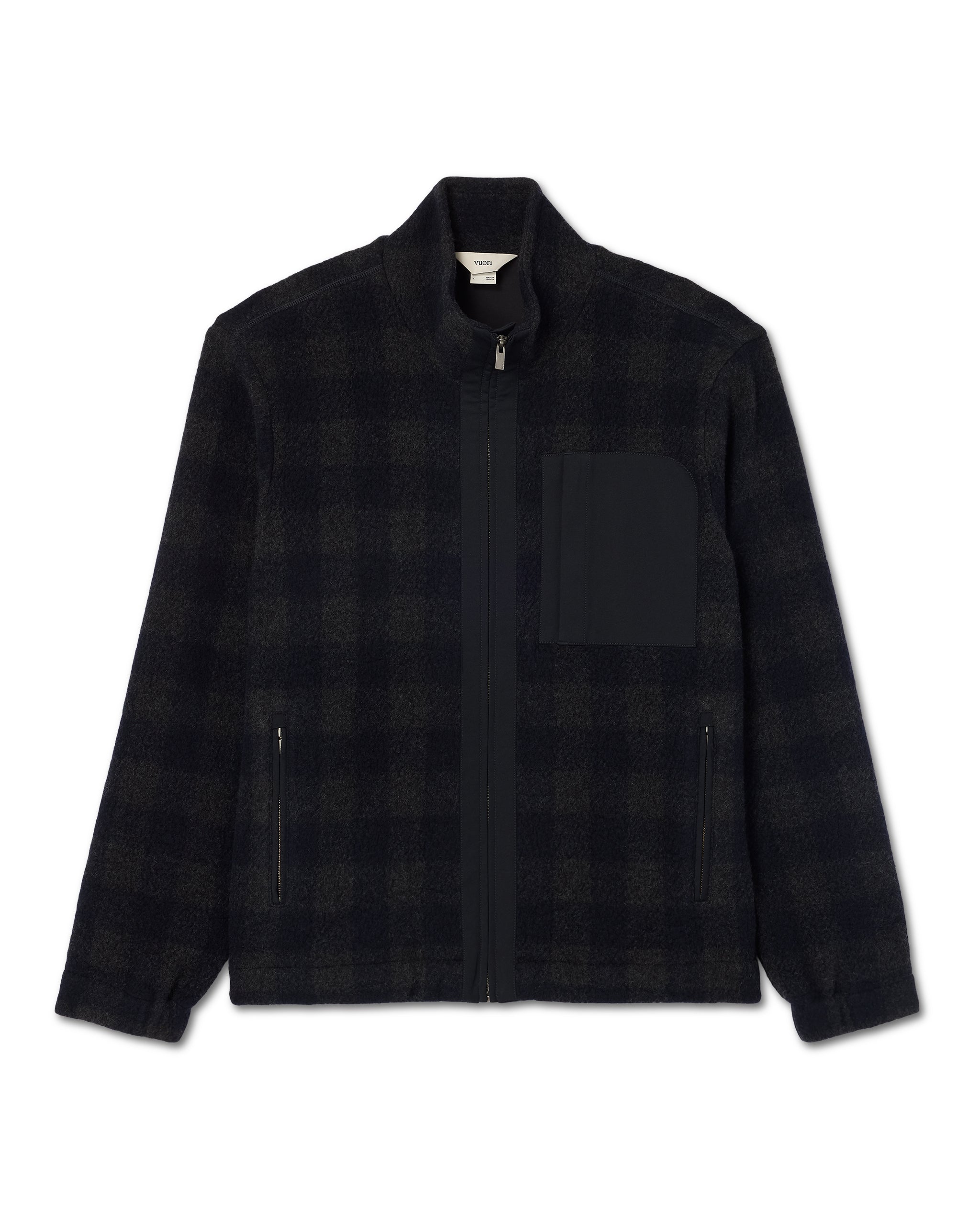 Ridge Fleece Jacket | Navy Plaid - Image 6