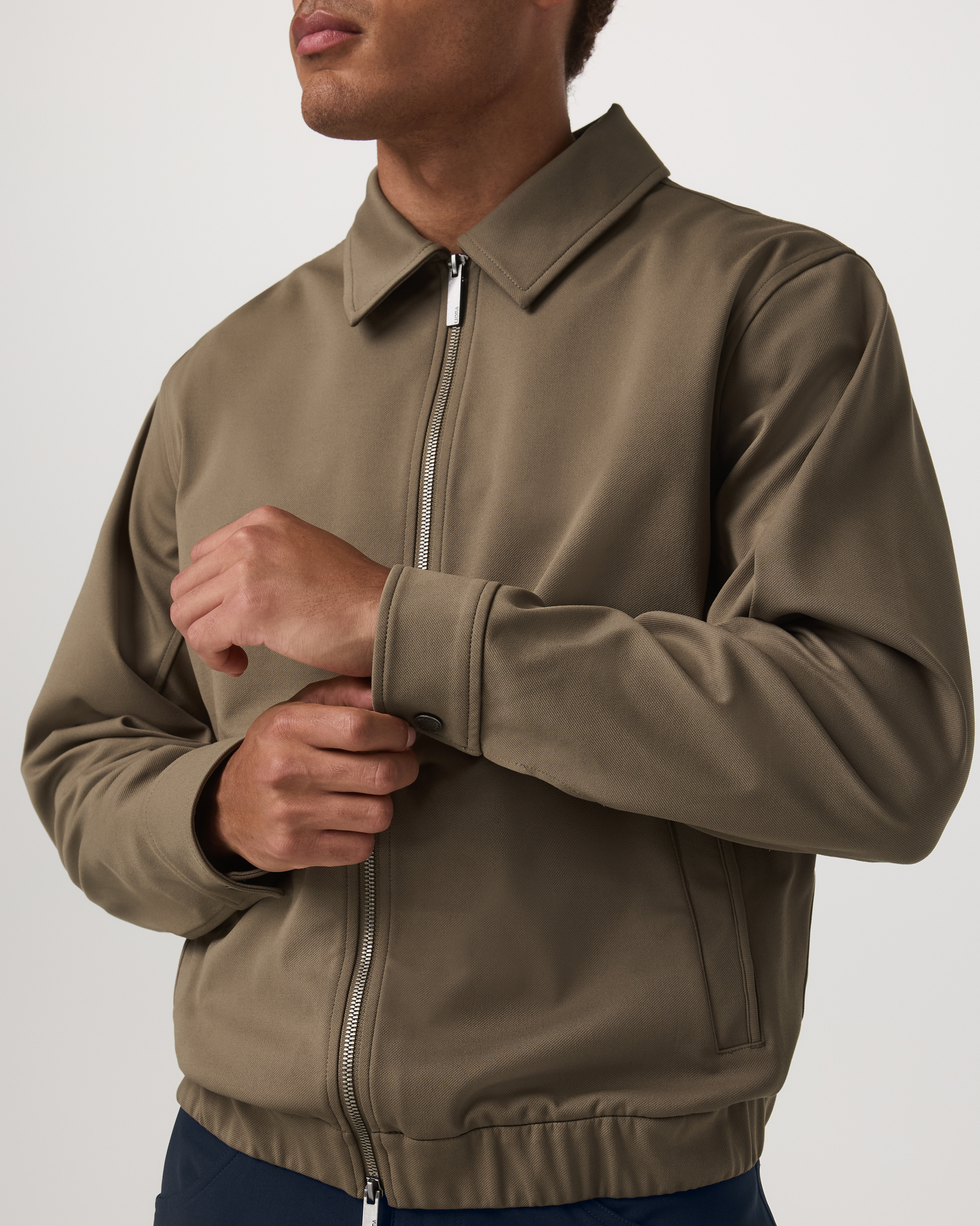 Vuori Meta™ Twill Harrington Jacket | Peppercorn - Image 2