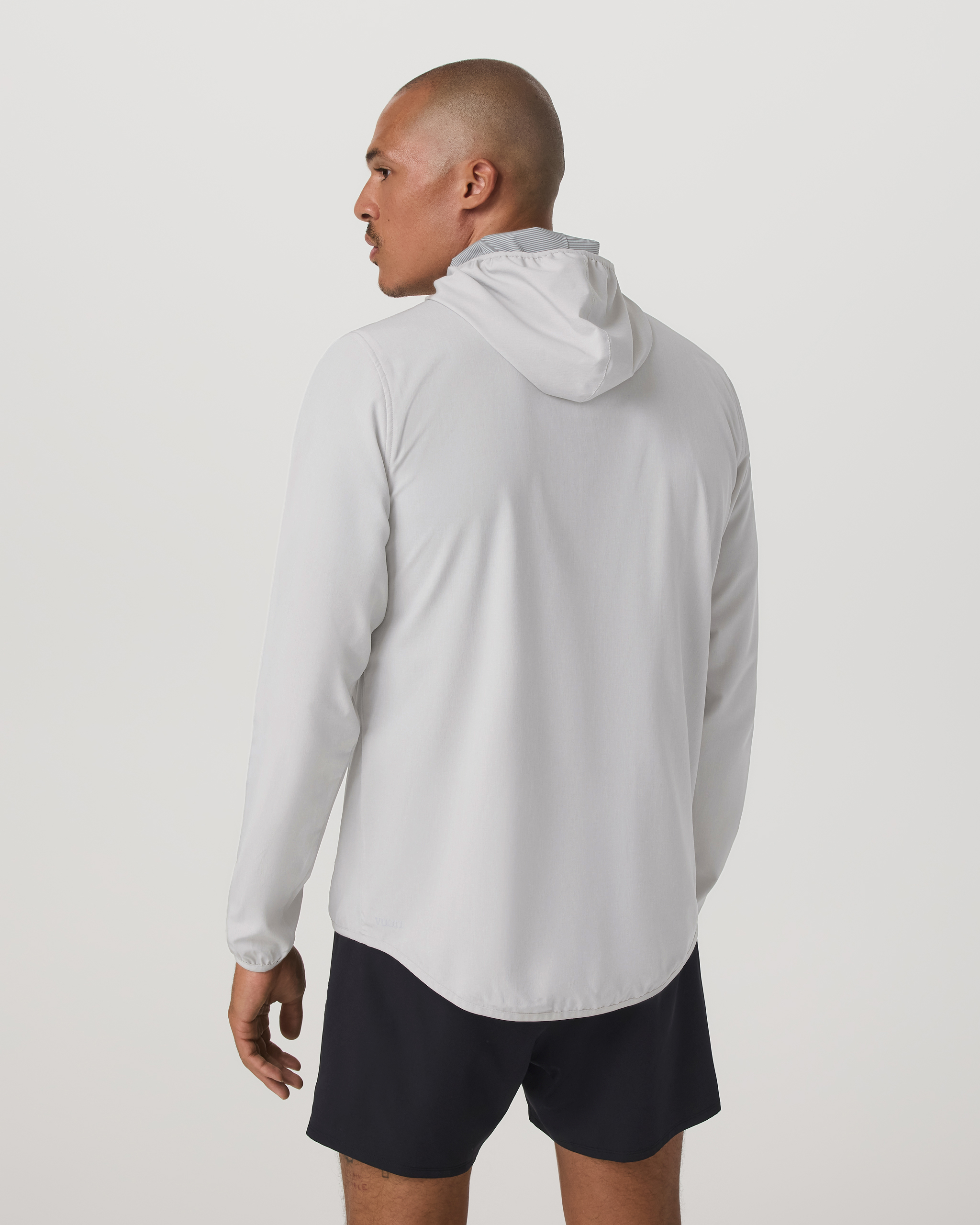 Outdoor Trainer Shell | Grey Mist Linen Texture - Image 3
