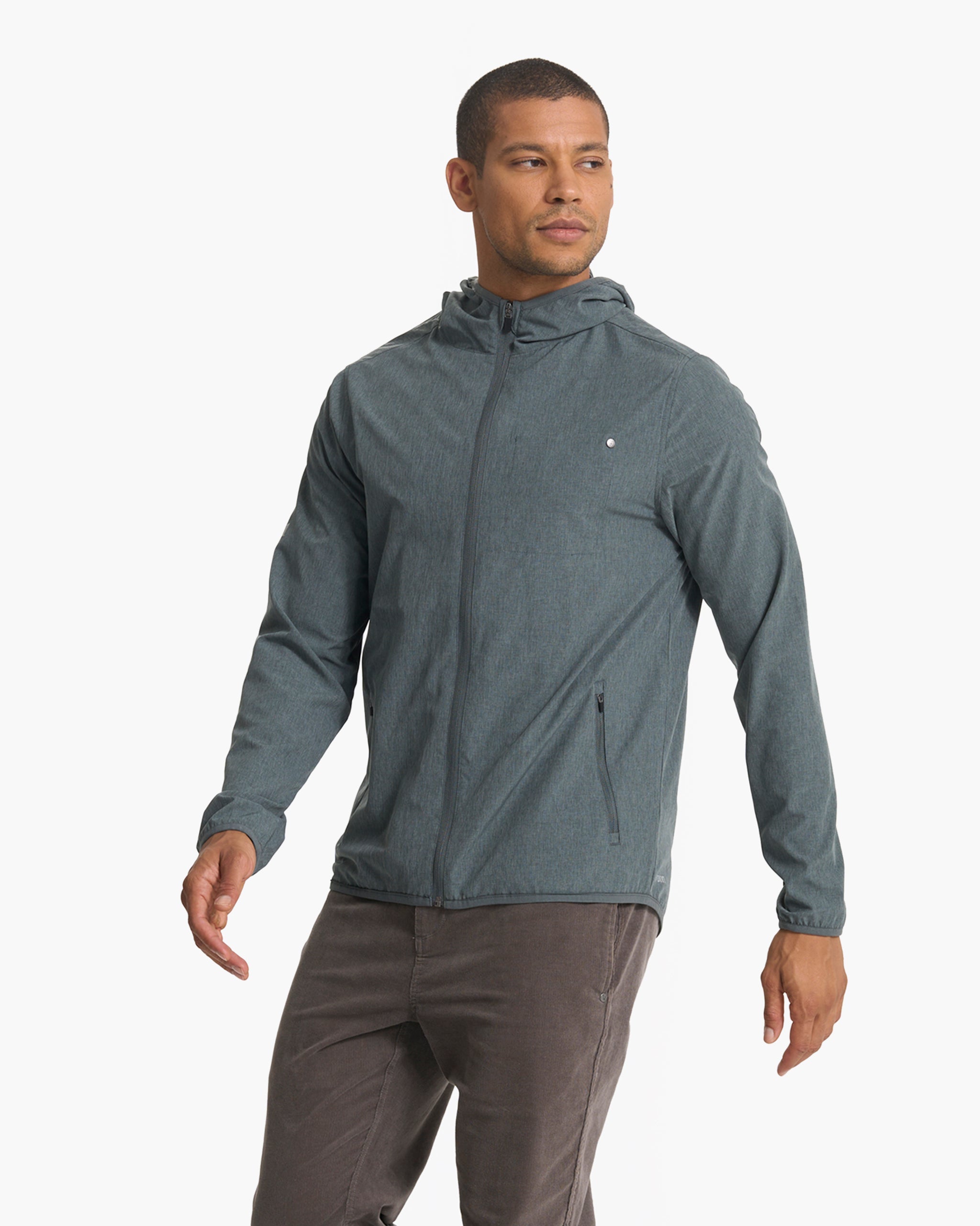Outdoor Trainer Shell | Smoked Beryl Linen Texture - Image 3