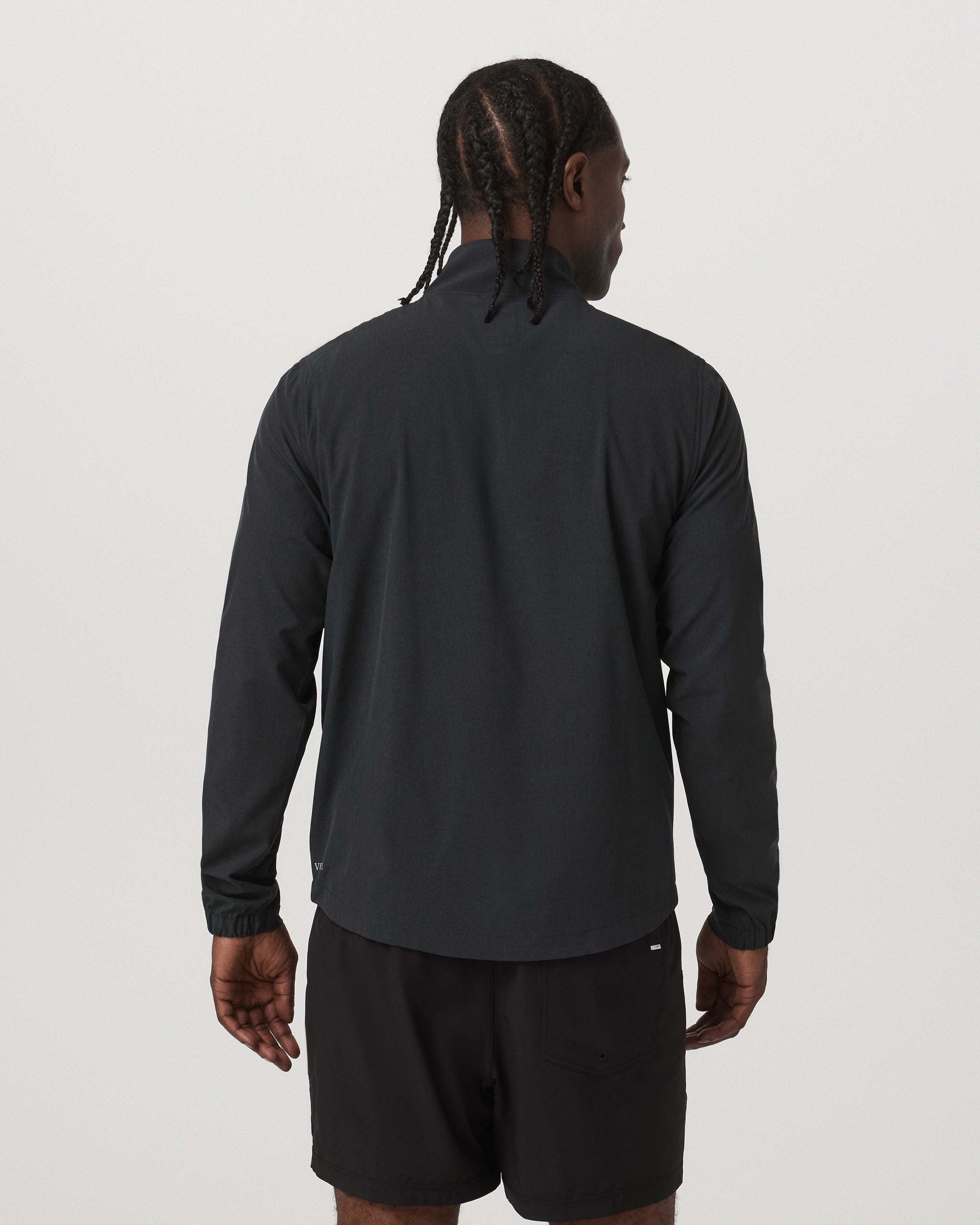 Venture Track Jacket | Black Linen Texture - Image 3