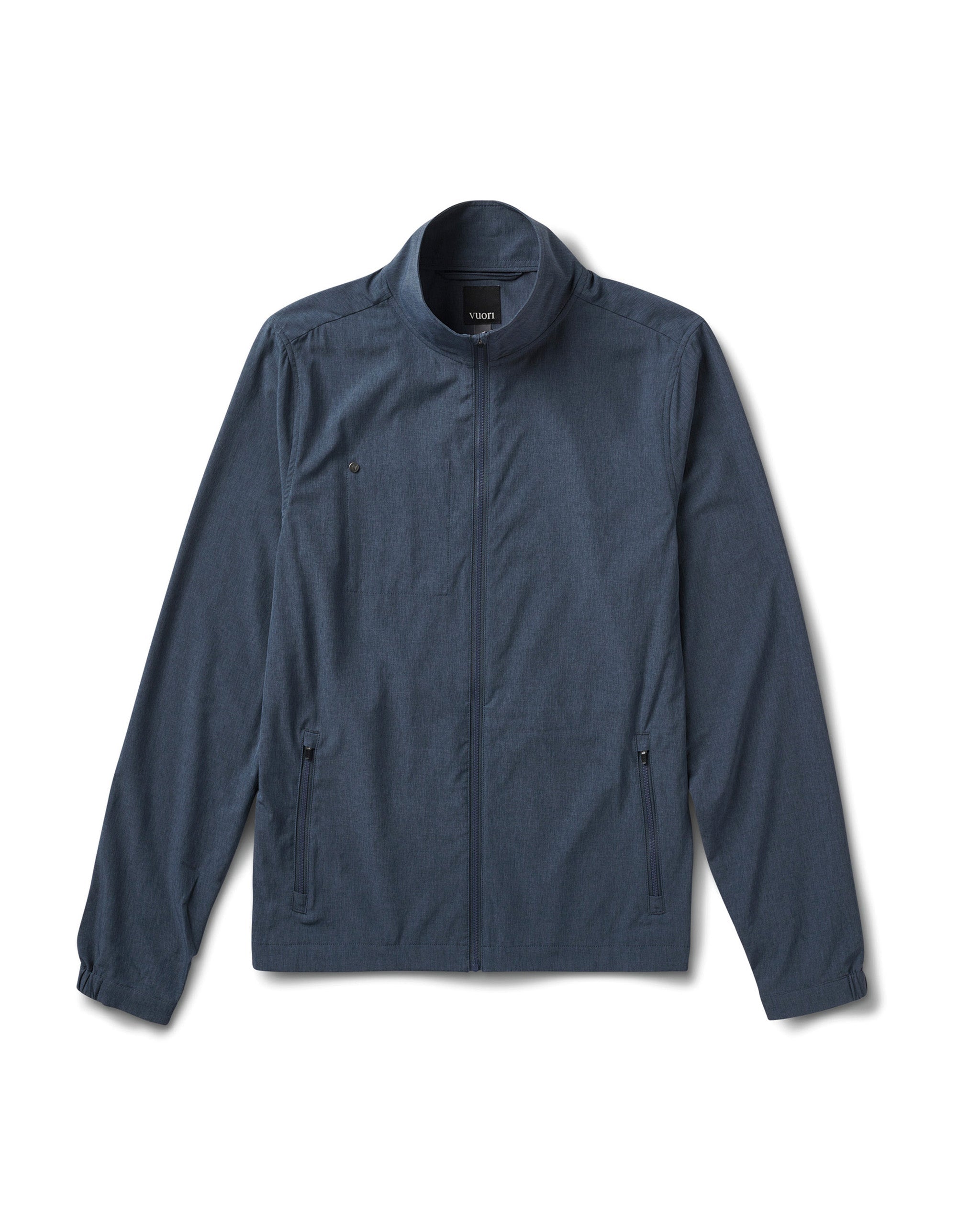Venture Track Jacket | Navy Linen Texture - Image 5